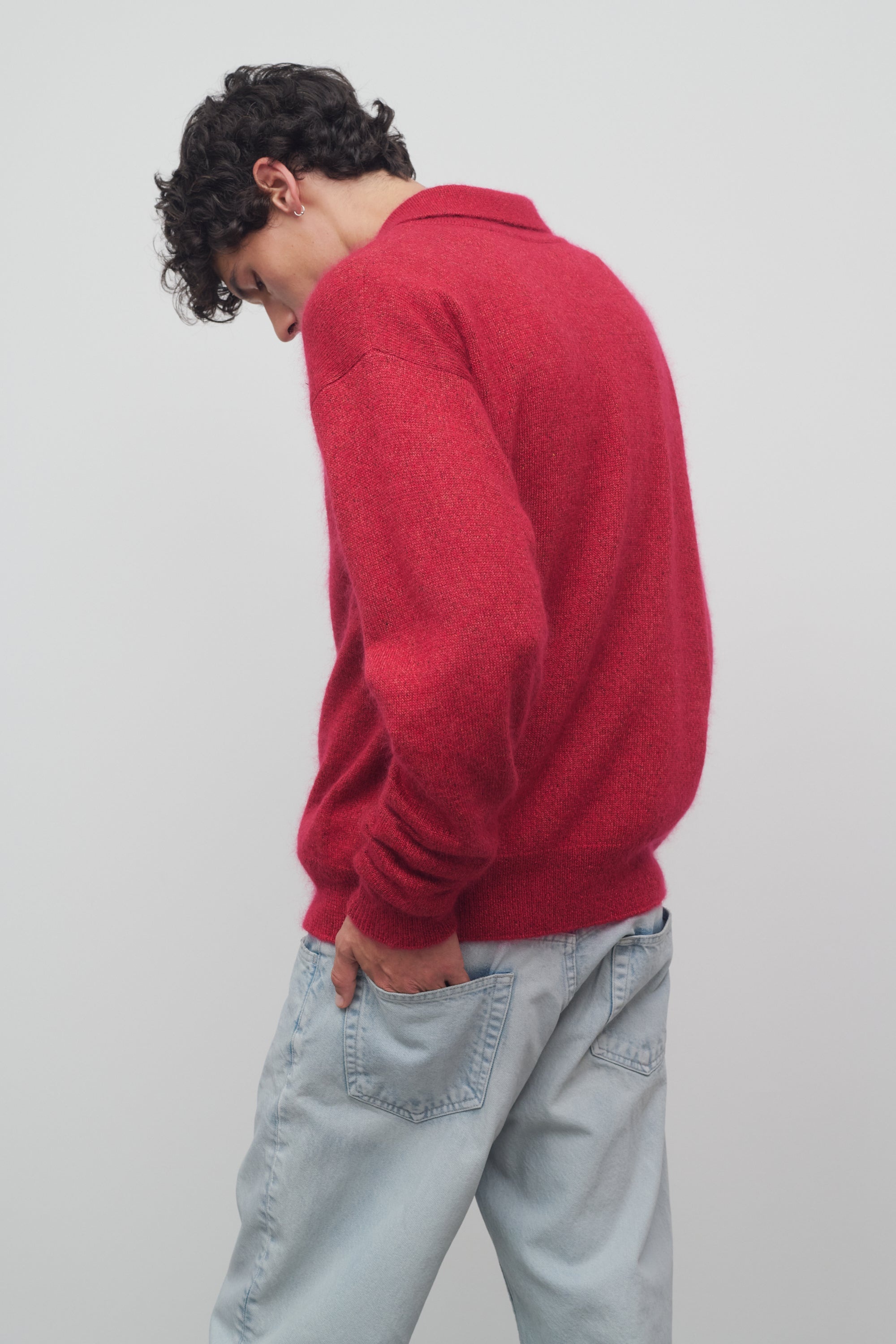 Gere Polo in Silk and Mohair - 5