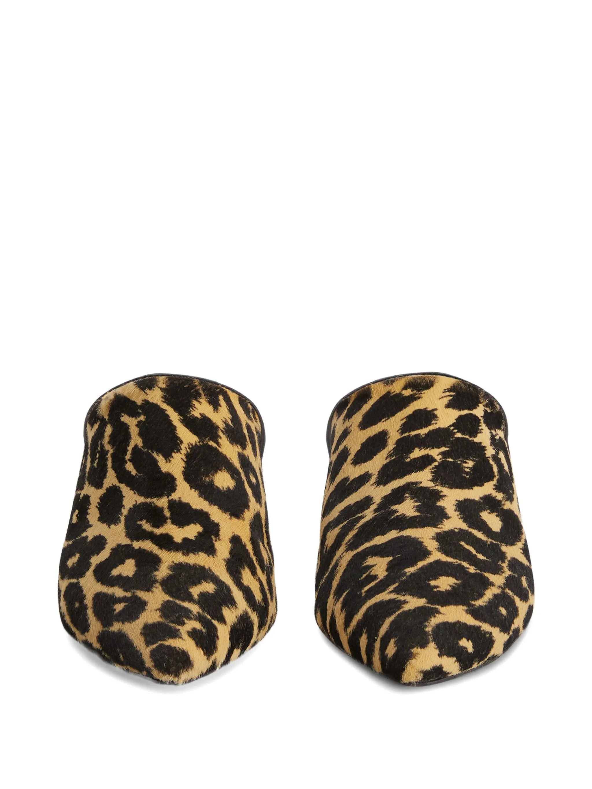 leopard-print mules - 3