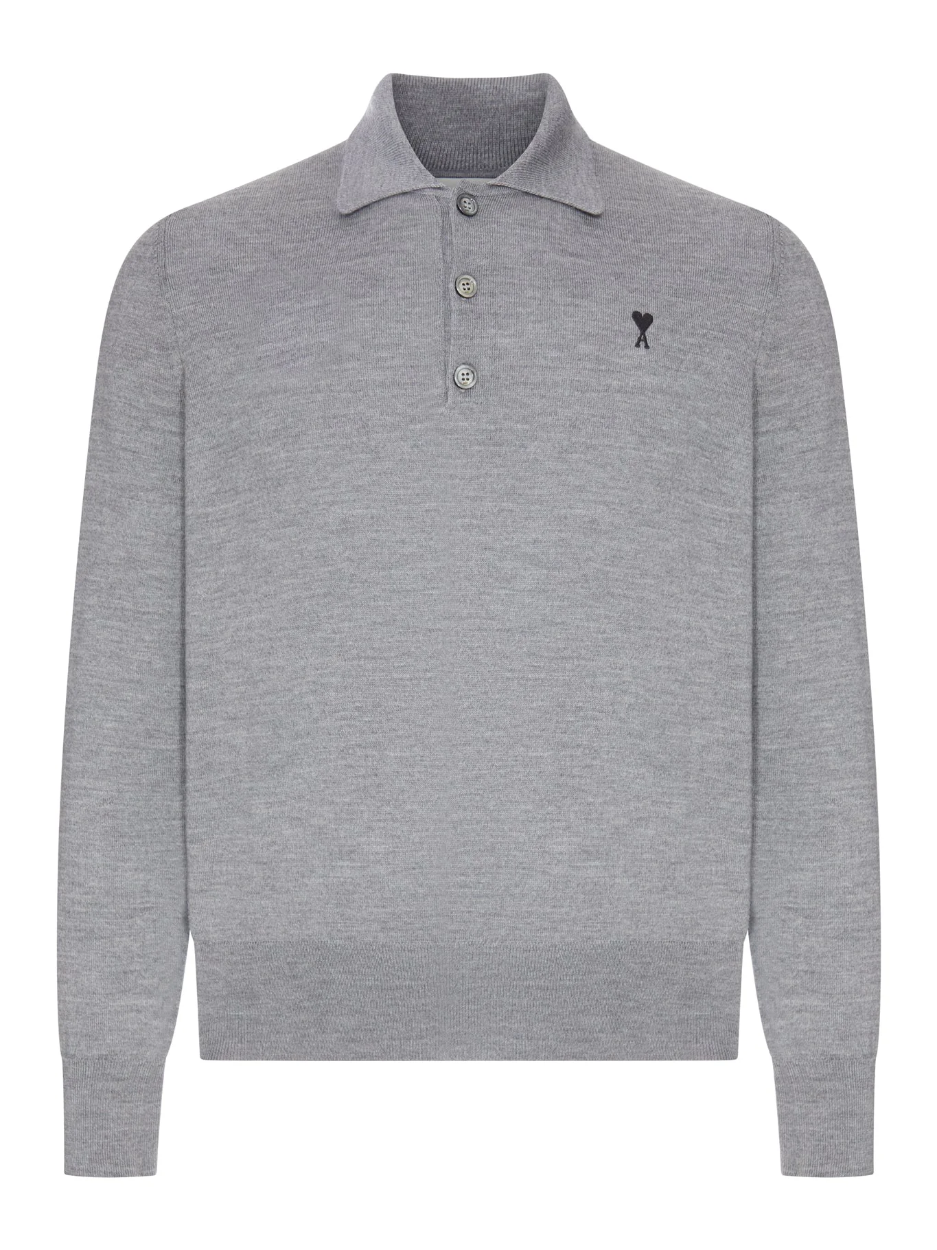 AMI DE COEUR WOOL POLO SHIRT - 1