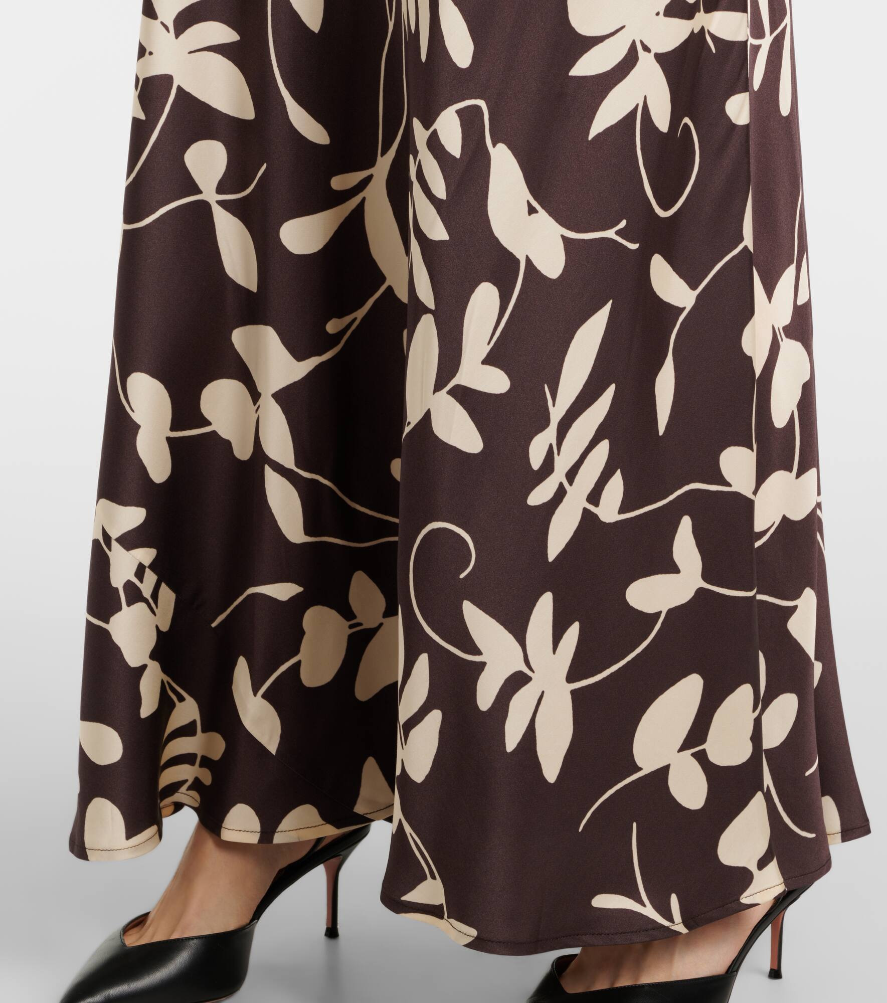 Faroe floral satin maxi dress - 5