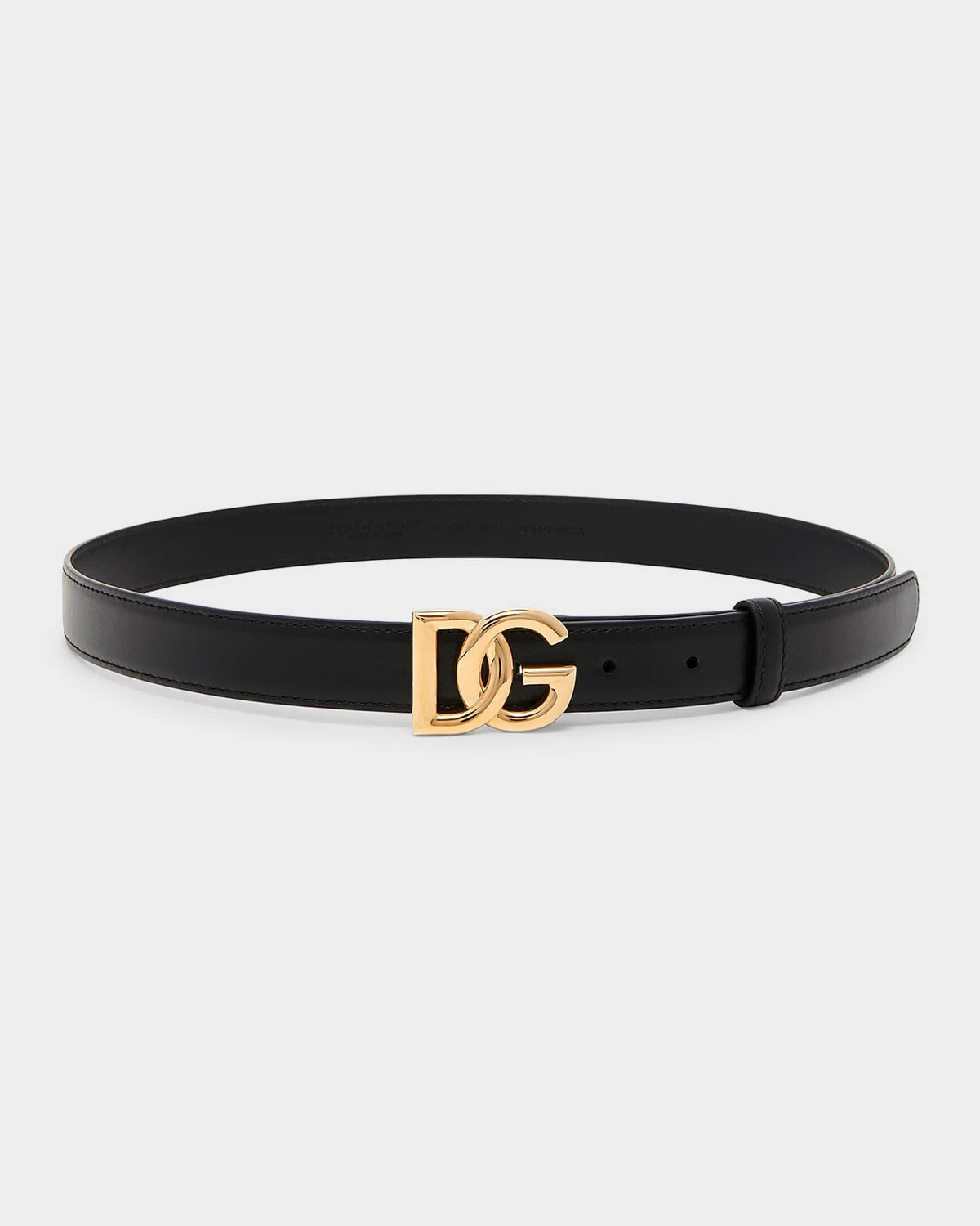 DG Logo Calfskin Belt - 1