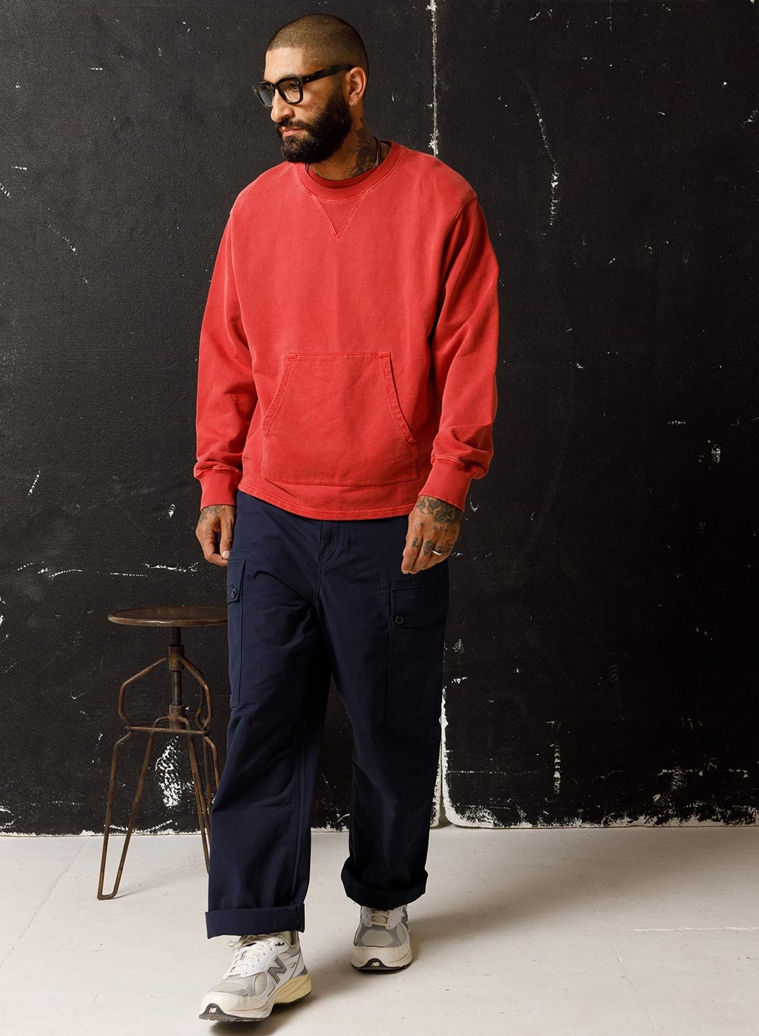 Dutch Pant in Black Navy - 5