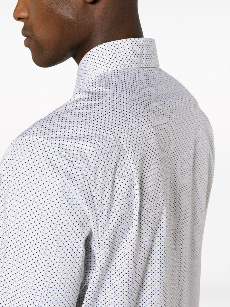 Ls Spread Mosaic Star stretch-cotton shirt 5