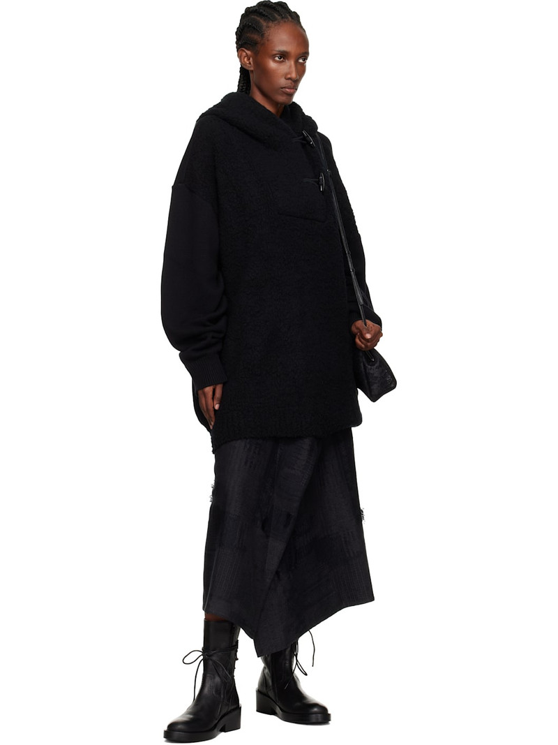 Y's Black Toggle Hoodie outlook