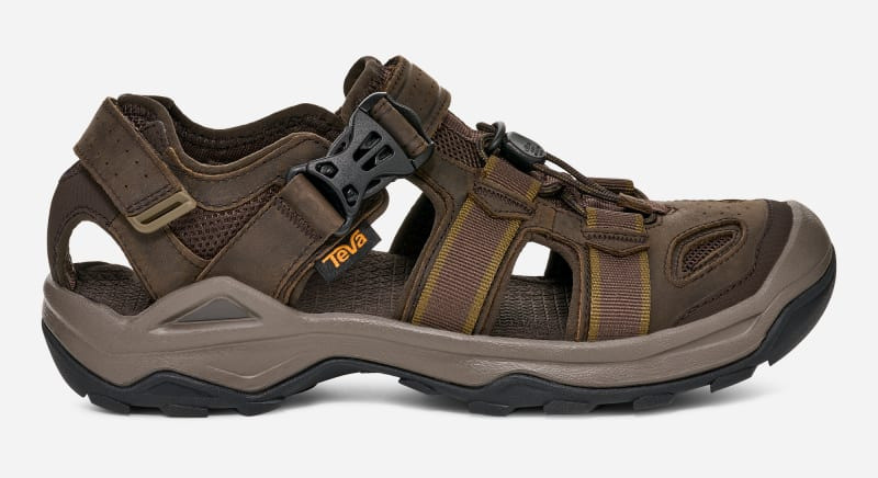 Men's Omnium 2 Leather Sandals in Brown 1