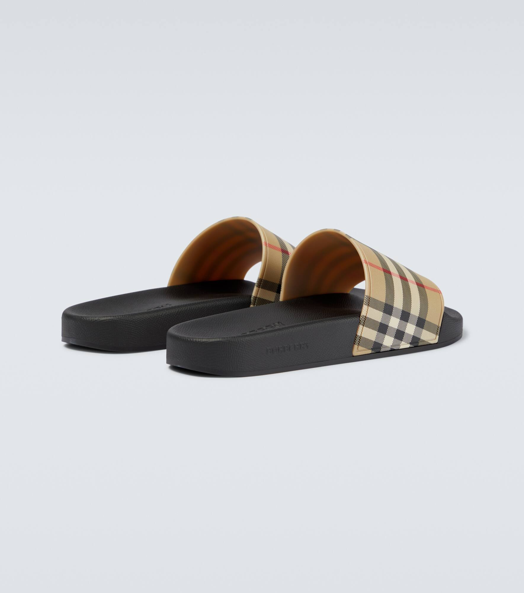 Vintage checked slides - 6
