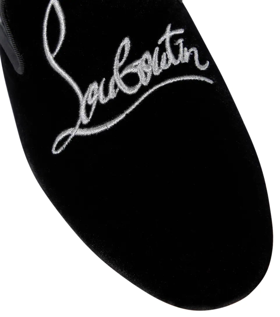 Navy Coolito Donna velvet slippers - 6