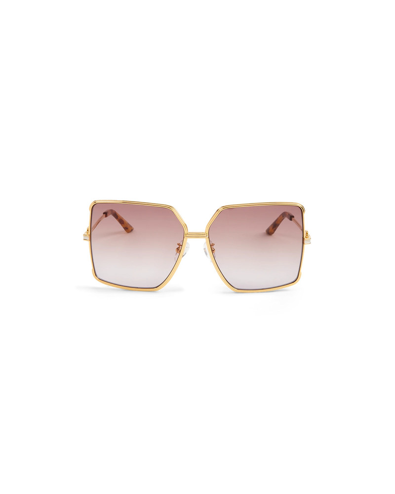 CASABLANCA Brown & Gold The Castillo Sunglasses | Casablanca Paris outlook