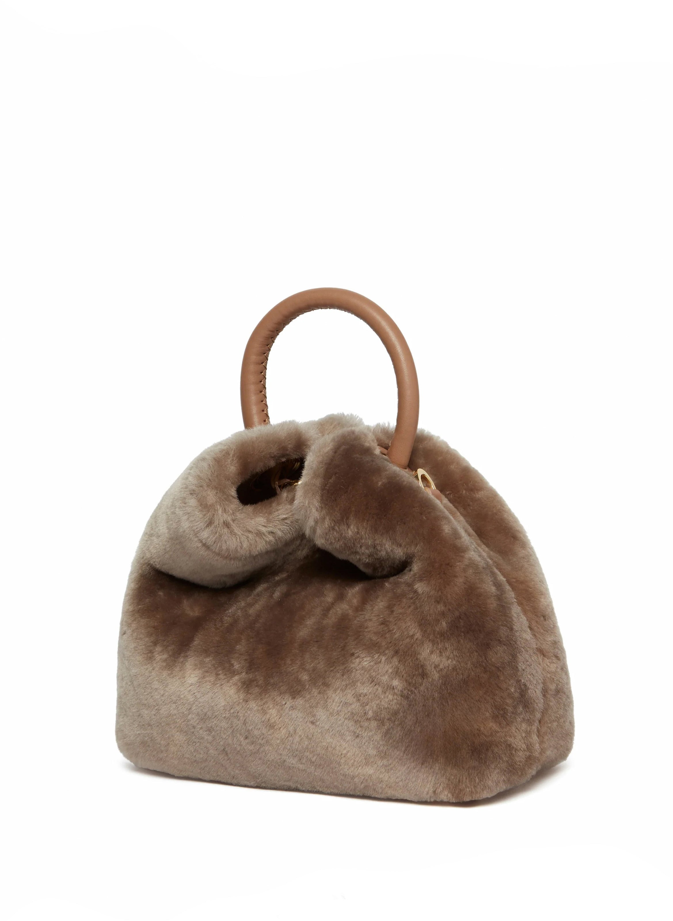 Baozi Shearling Montone Taupe - 2