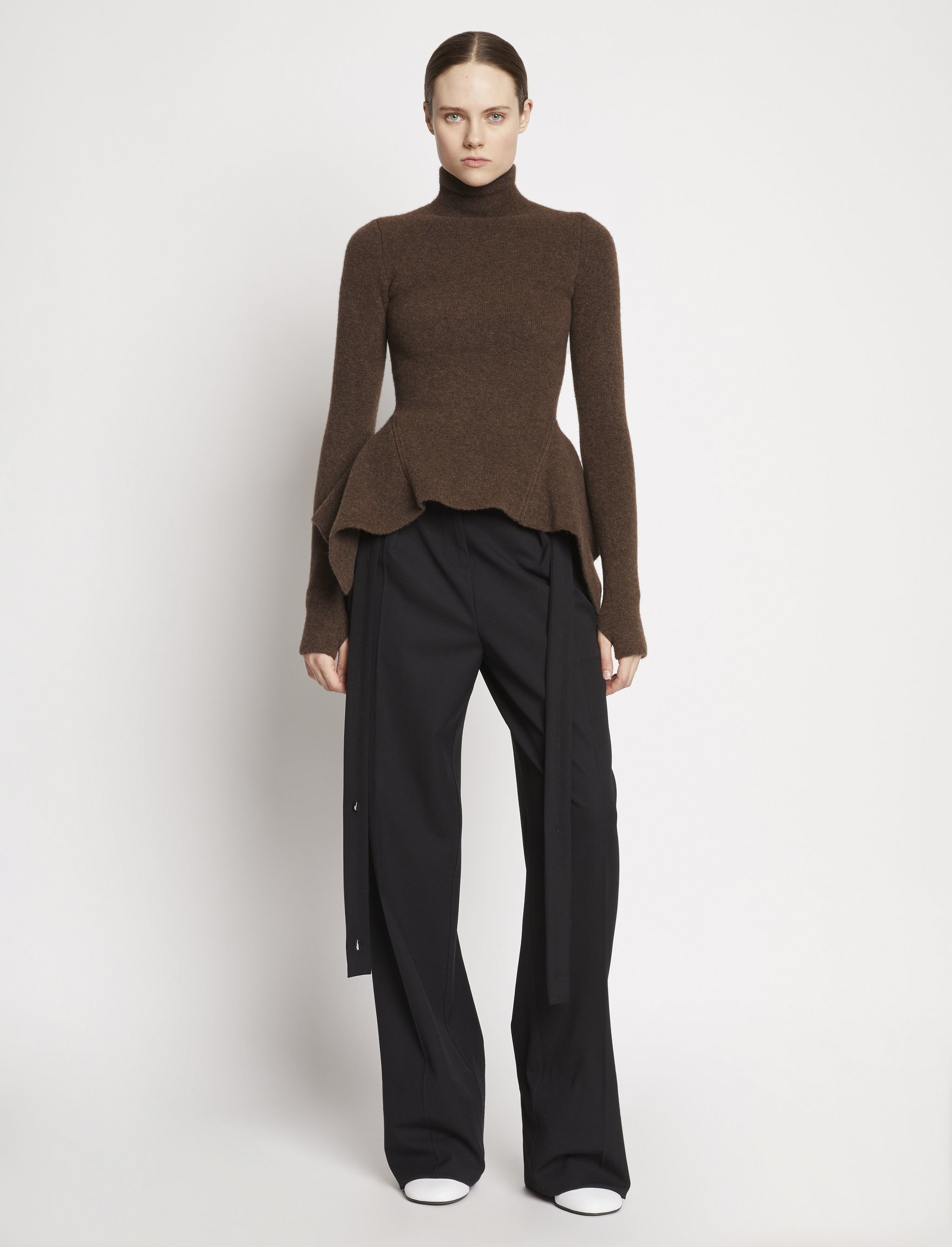 Midweight Wool Turtleneck Sweater - 3