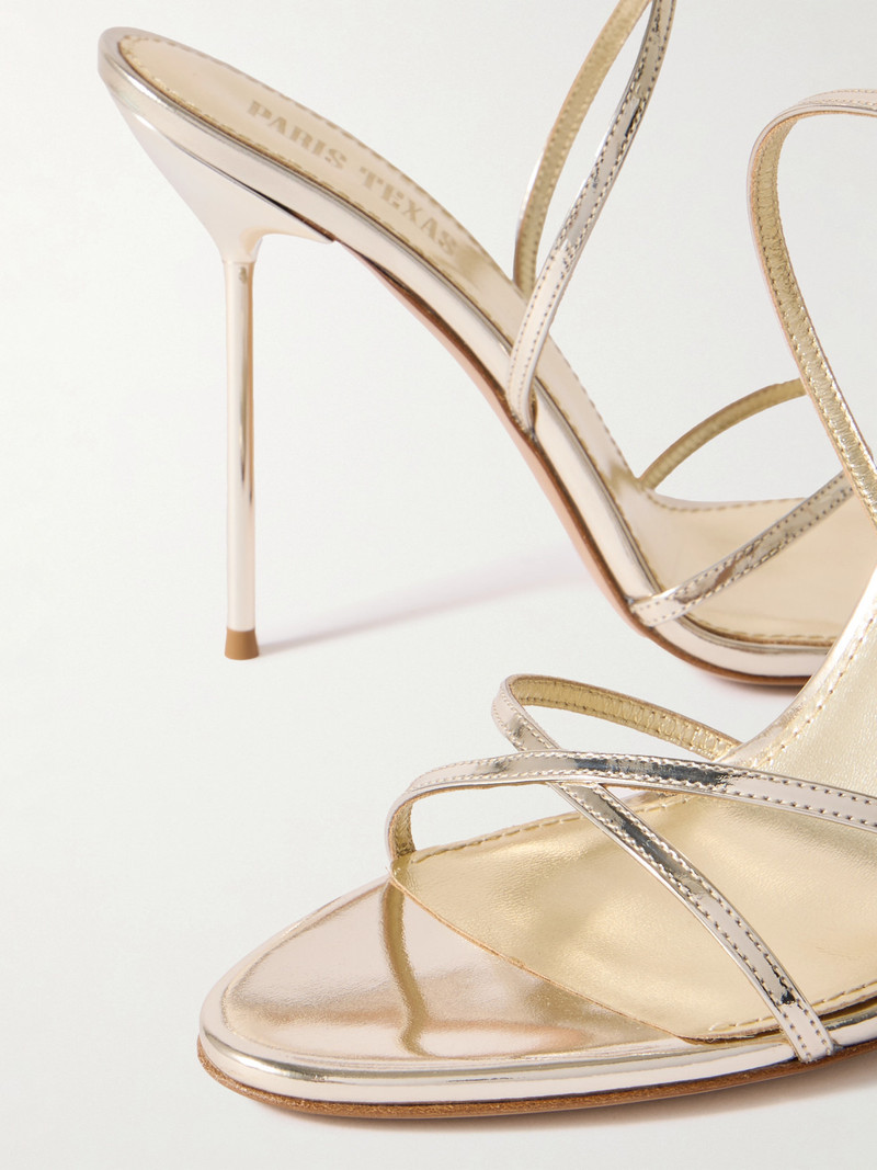Liz Metallic-leather Sandals 4