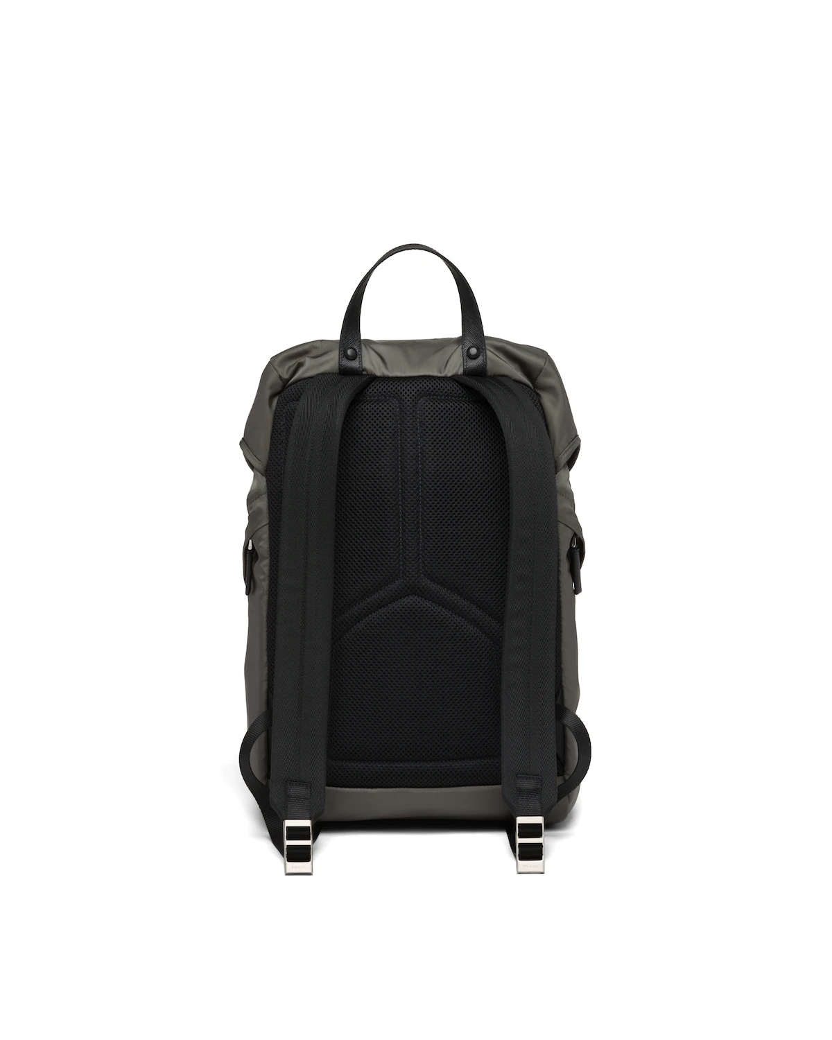 Re-Nylon and Saffiano leather backpack - 4