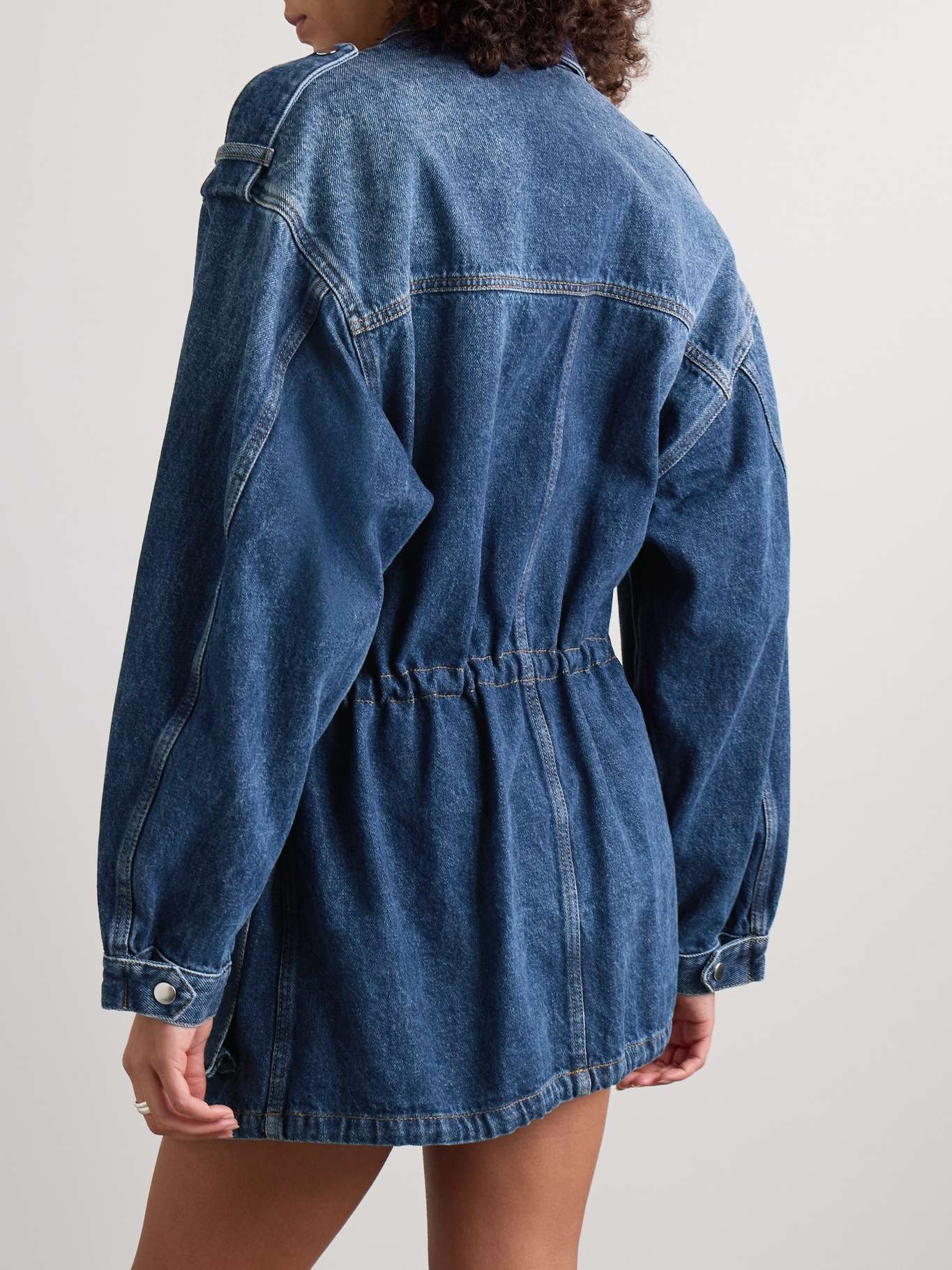 Joanna paneled denim jacket - 4