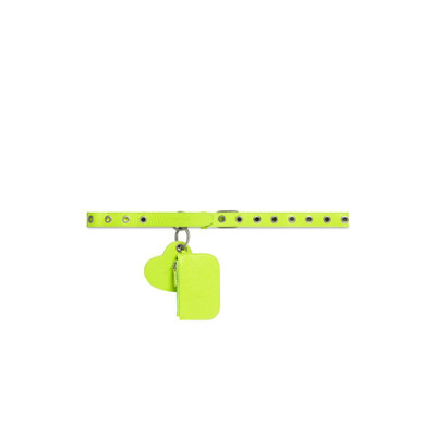 BALENCIAGA Women's Le Cagole Charms Belt in Fluo Yellow outlook