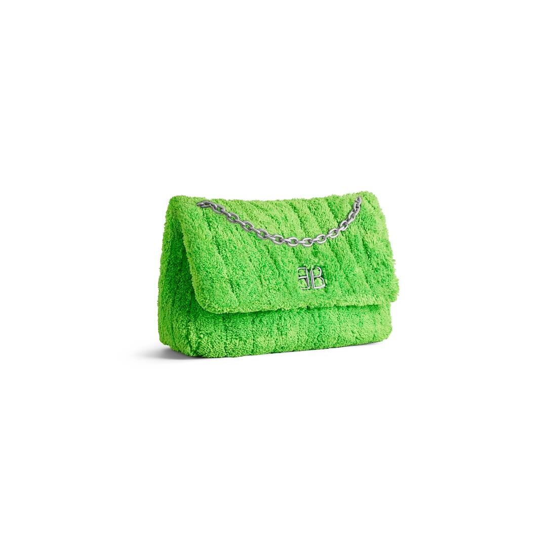 Women's Monaco Mini Bag Quilted Towel Fabric  in Green - 4