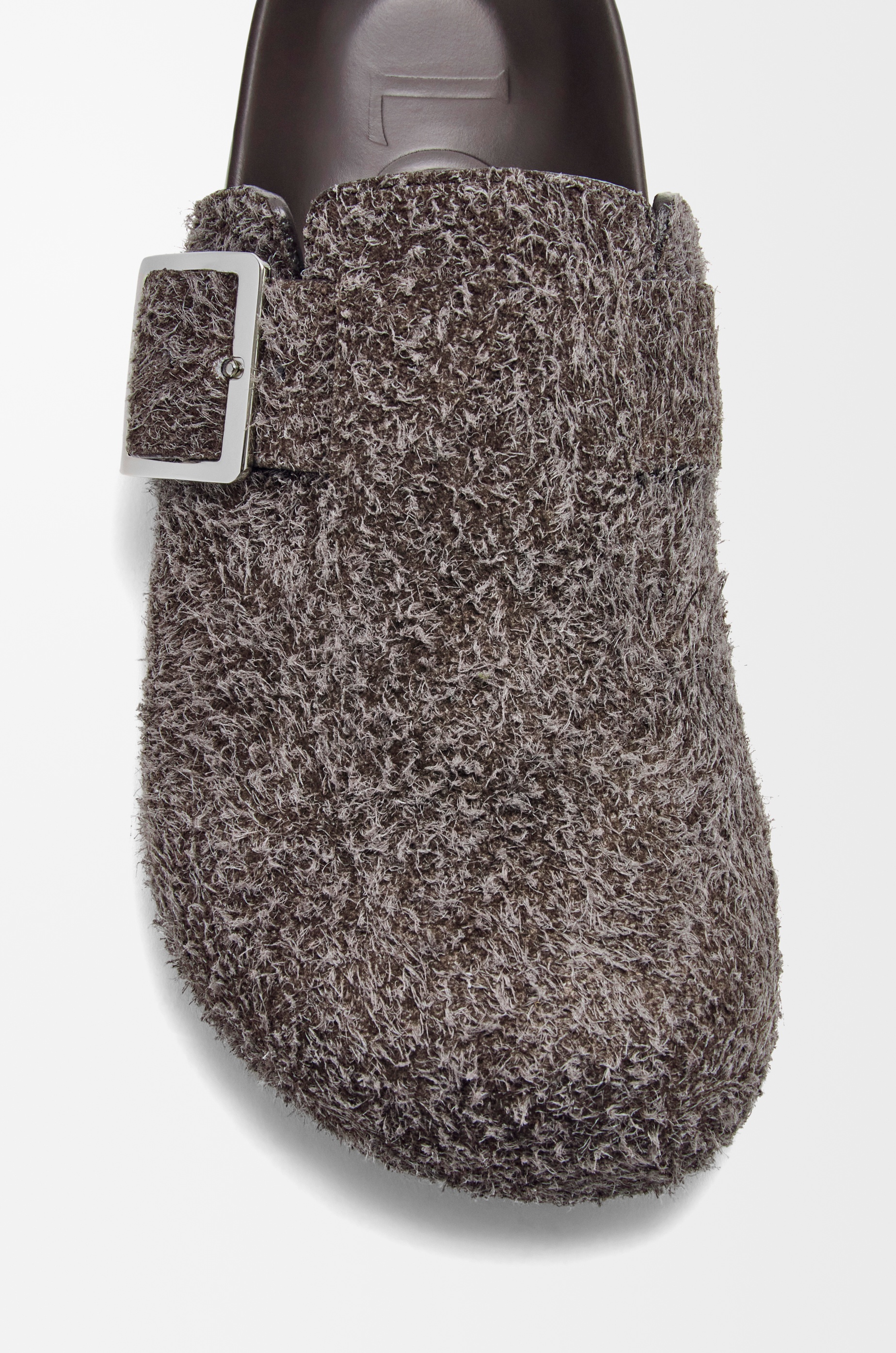 Ease Buckle mule in brushed suede - 5