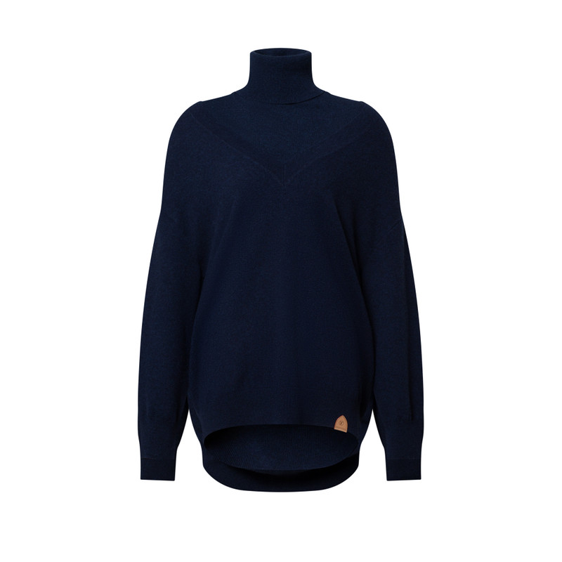 Cashmere Double Neck Pullover 1