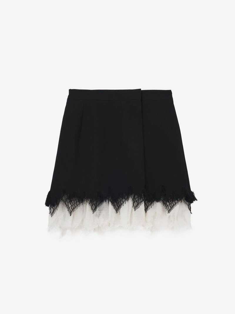 Cobweb Lace Mini Skirt 1
