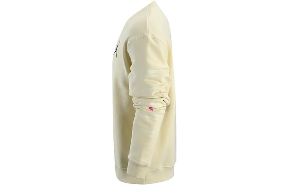Air jordan logo sweatshirt 'Cream' FB7658-113 - 3