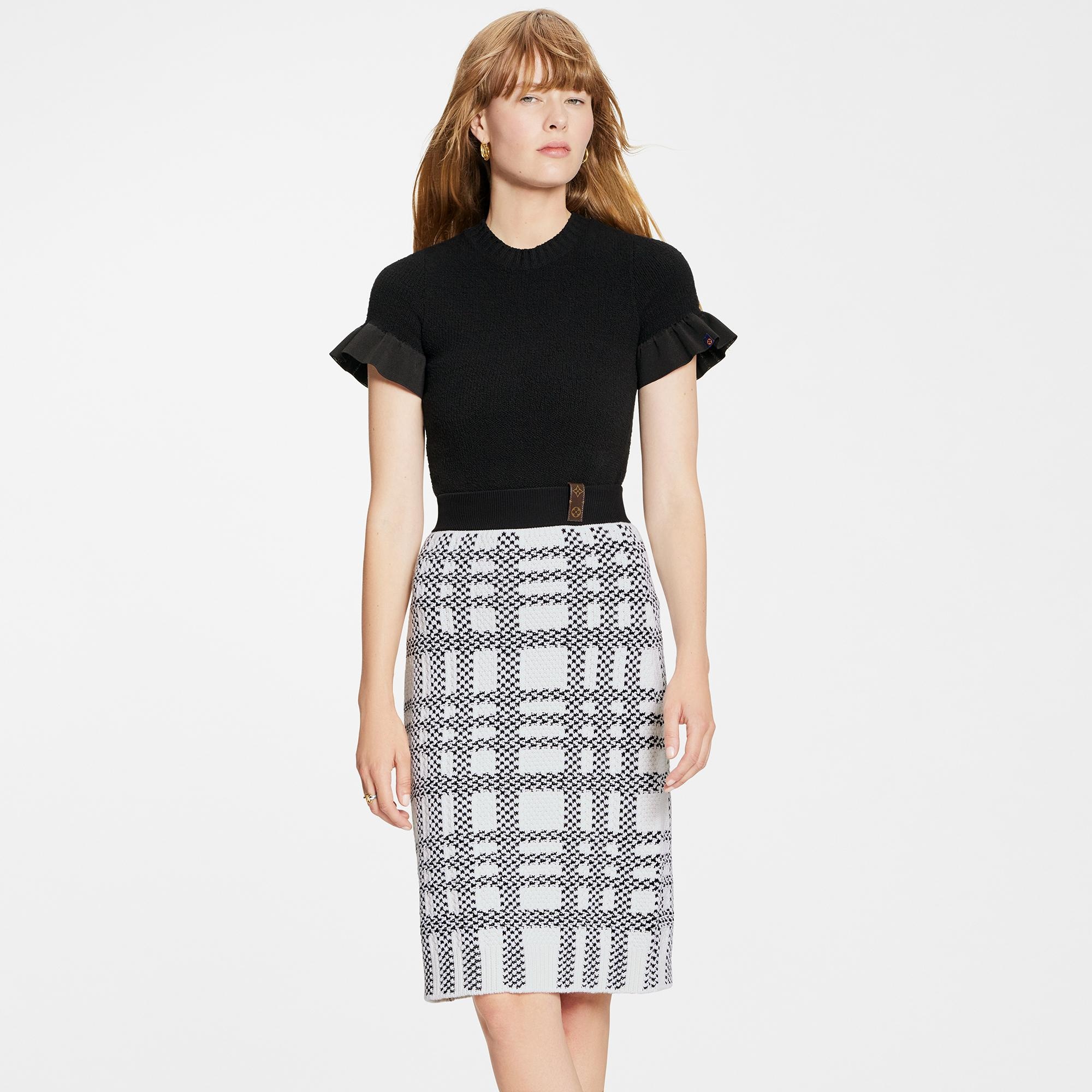 Graphic Knit Skirt - 3