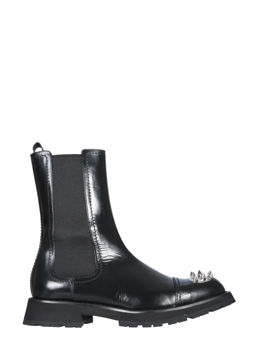 Alexander Mcqueen Men Studded Boot - 1