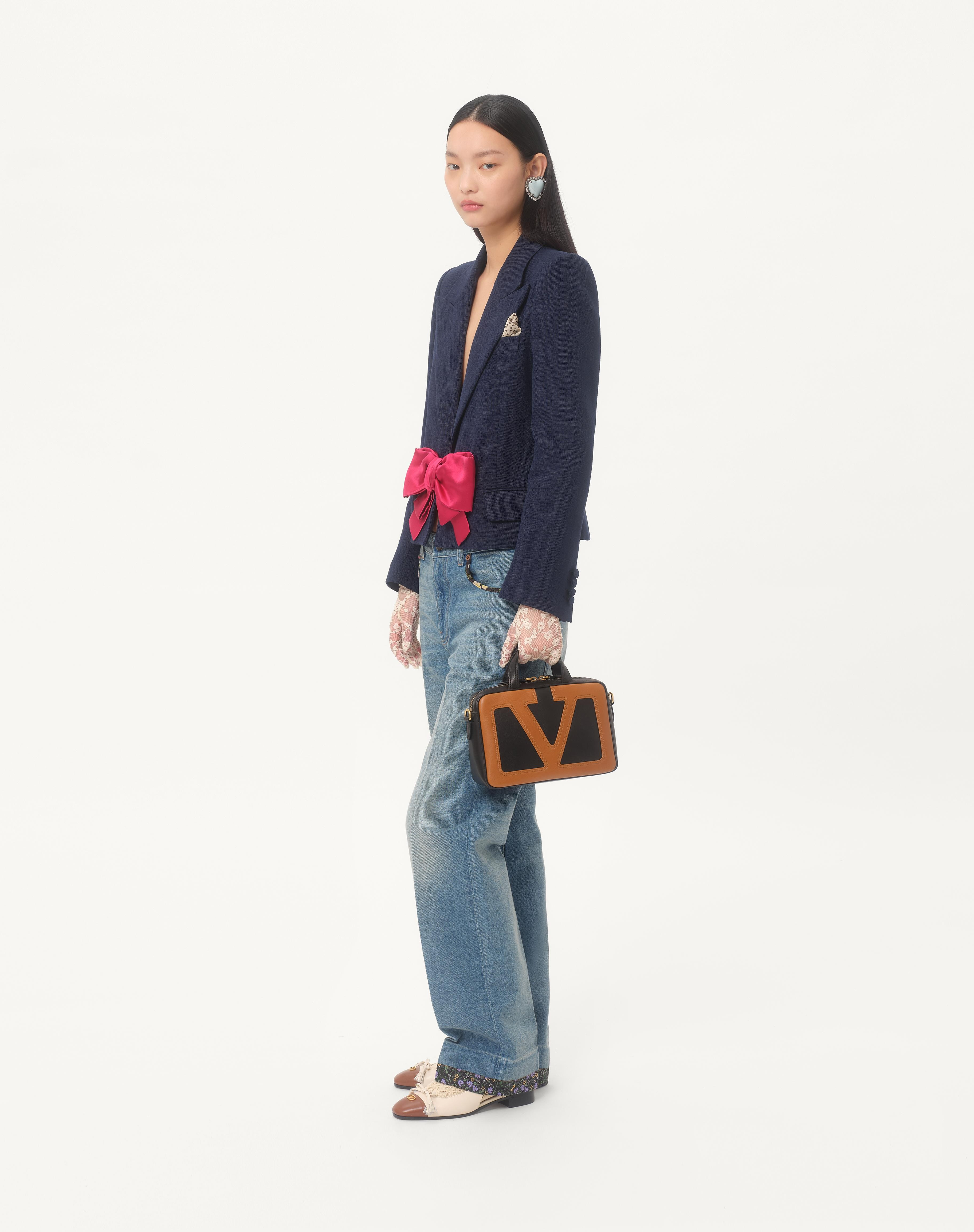 VALENTINO GARAVANI VIVA SUPERSTAR NAPPA LEATHER HANDBAG - 2
