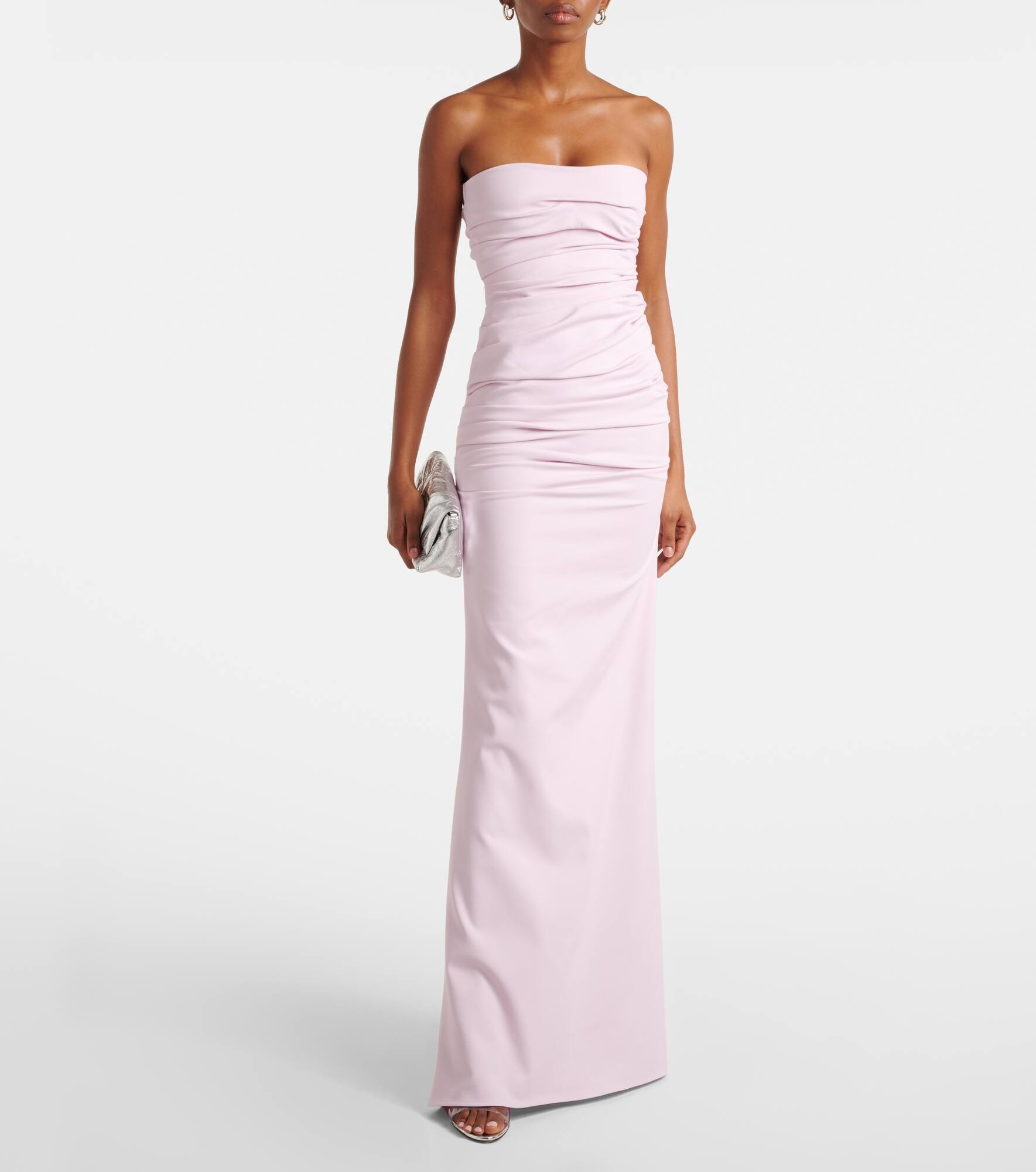 Intoxicate ruched strapless gown - 2