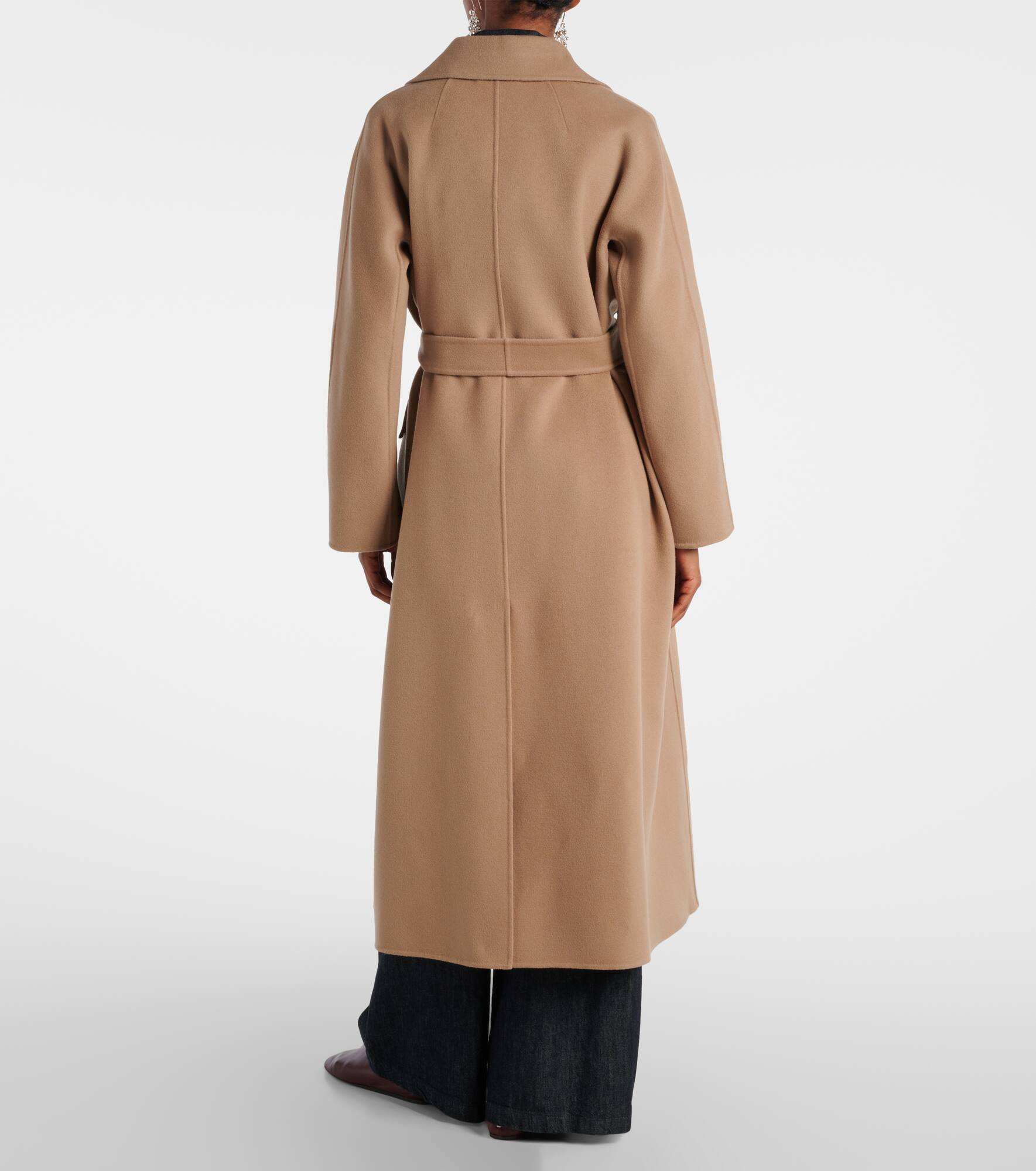 Enzo virgin wool wrap coat - 3