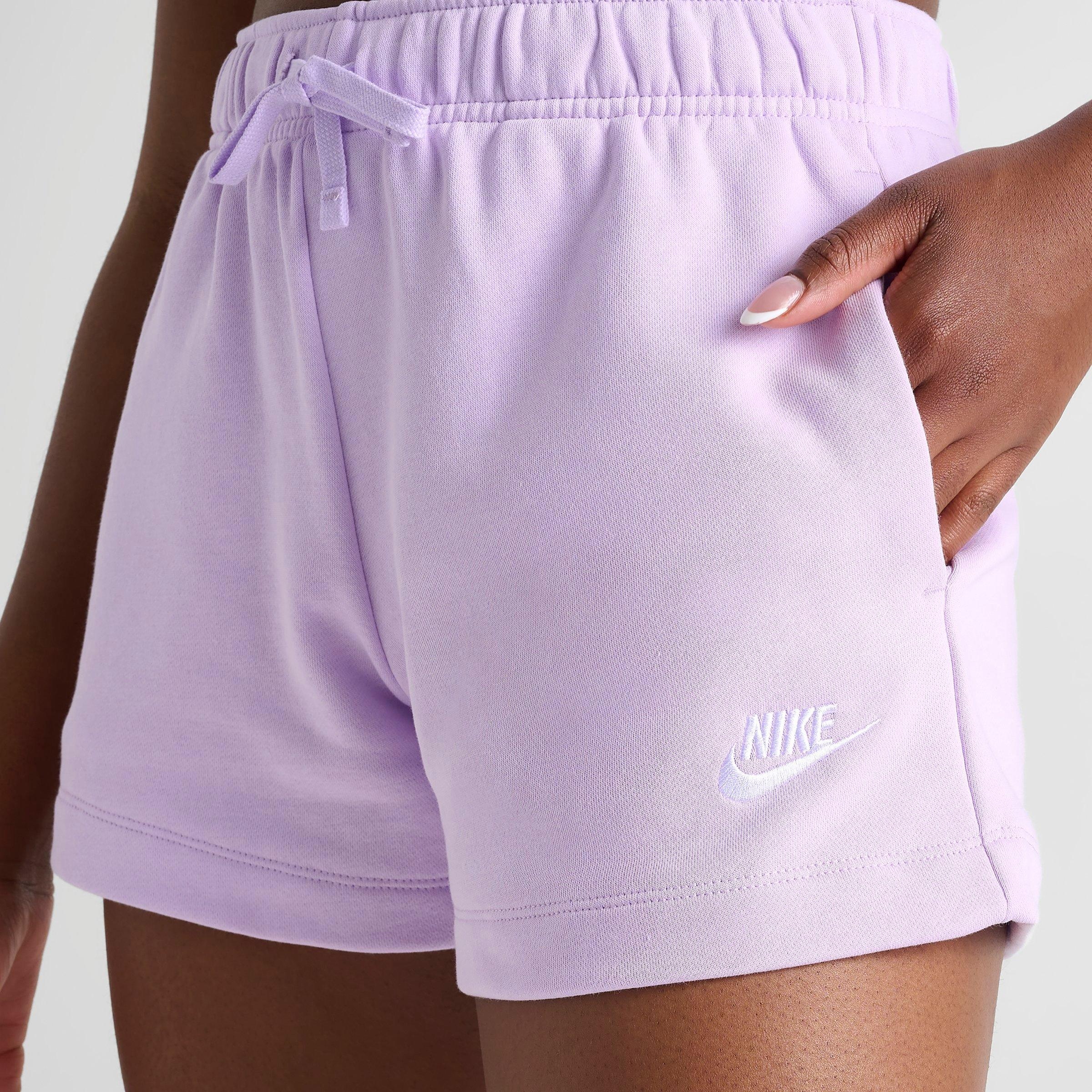 WOMEN'S NIKE SPORTSWEAR CLUB FLEECE MID-RISE SHORTS - 5