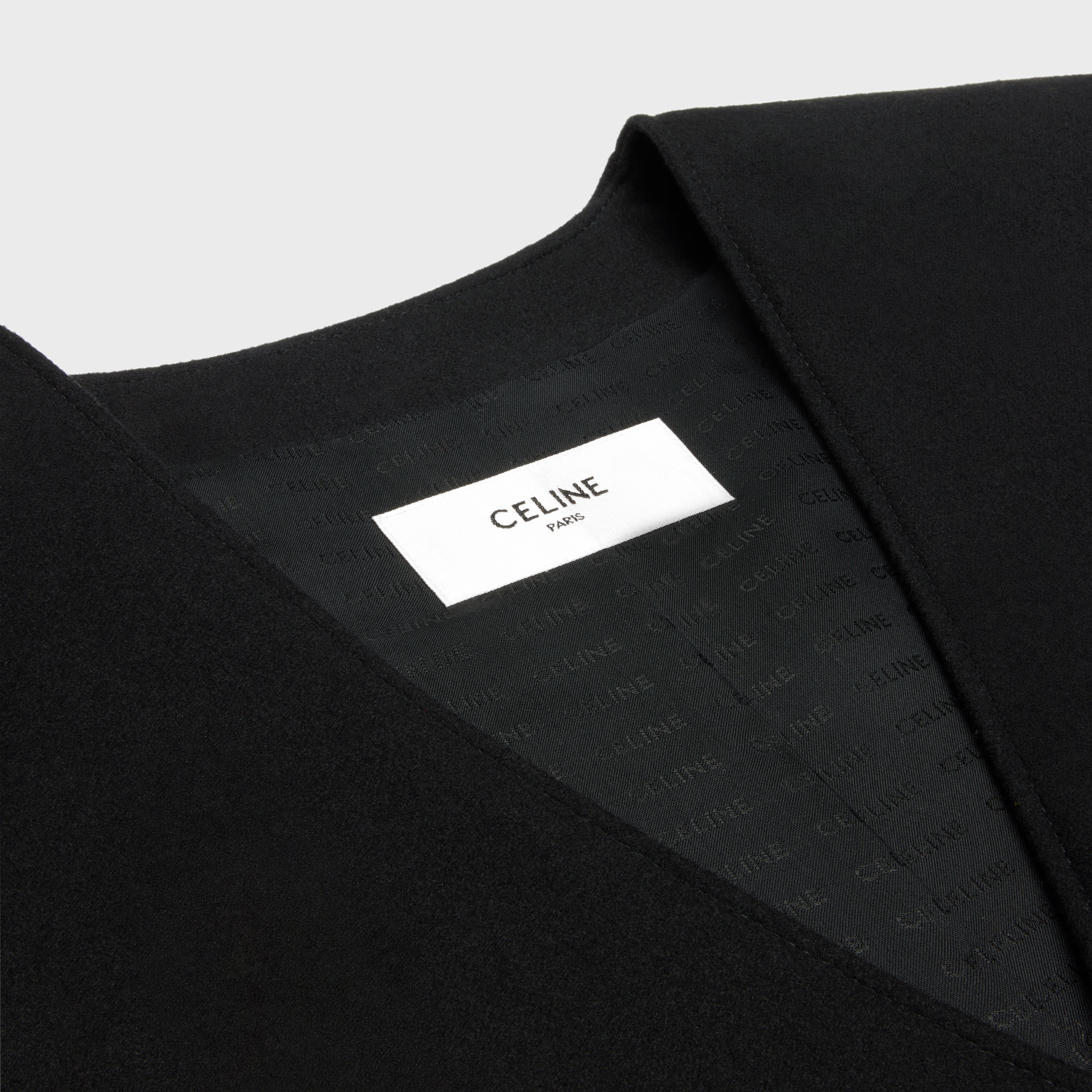 chasseur jacket in cashmere flannel - 3
