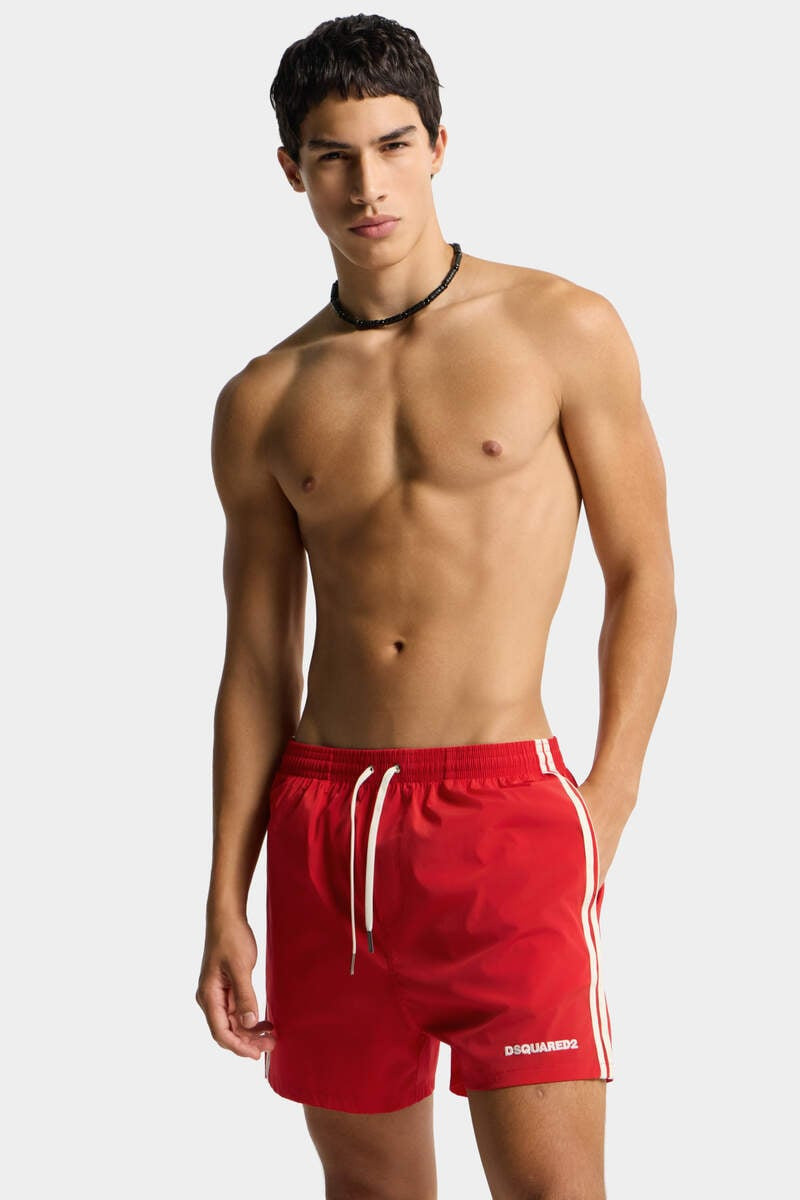 DSQUARED2 LOGO MIDI SWIM BOXER 3