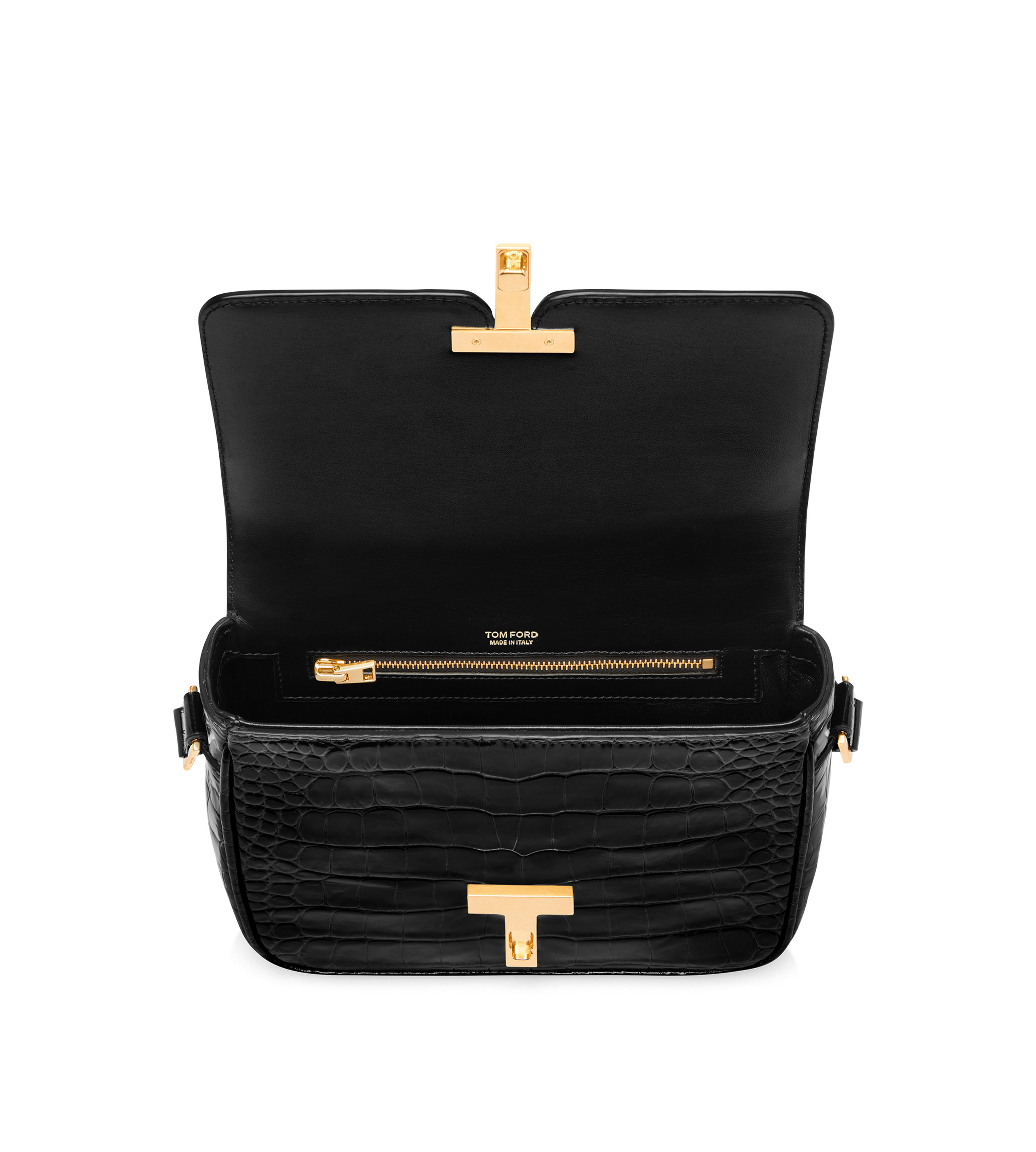 【関税込み】TOM FORD SHINY STAMPED CROCODILE LEATHER WALLIS L1837-LCL395X_1N001_OS_C