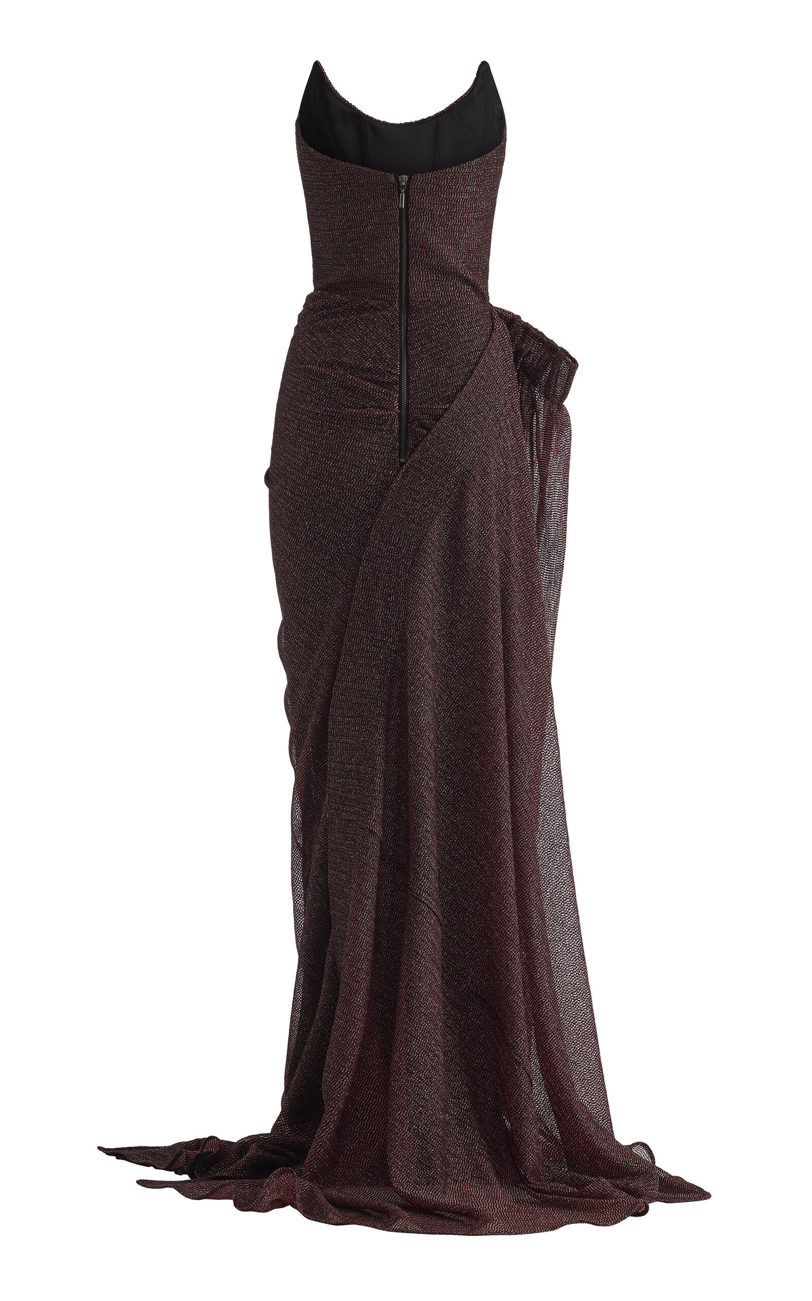 Lexicon Strapless Gown burgundy - 5