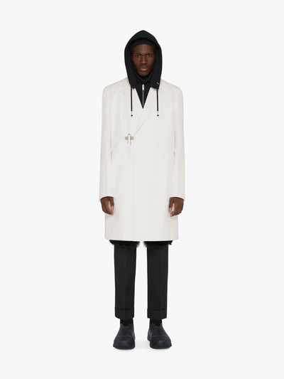 Givenchy COAT IN TECHNICAL WOOL WITH PADLOCK outlook