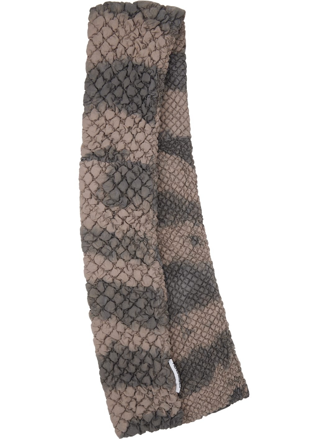 SSENSE Exclusive Taupe Expandable Quilted Scarf - 2