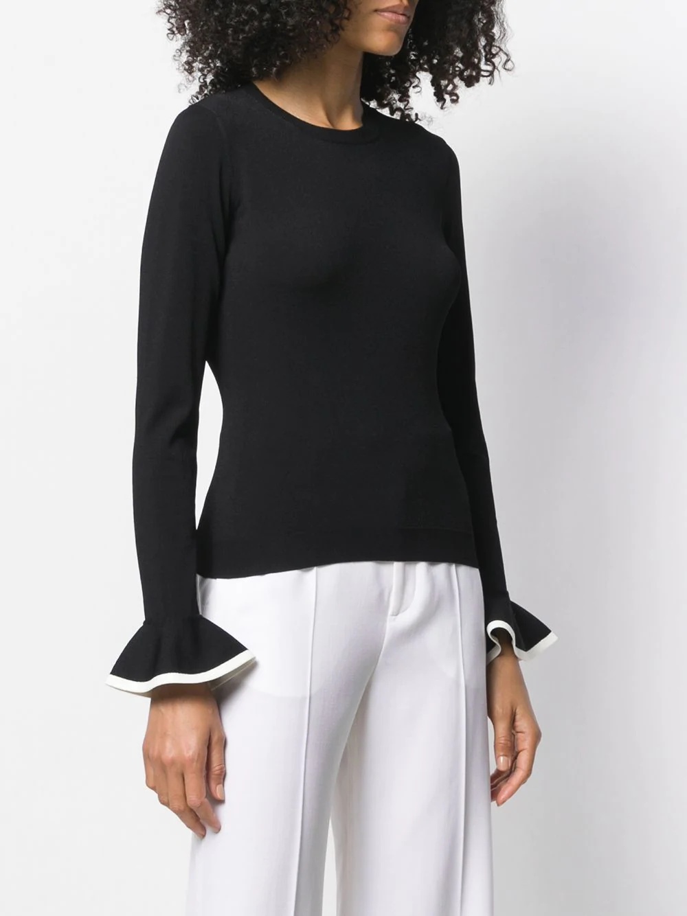 frill sleeve jumper - 3