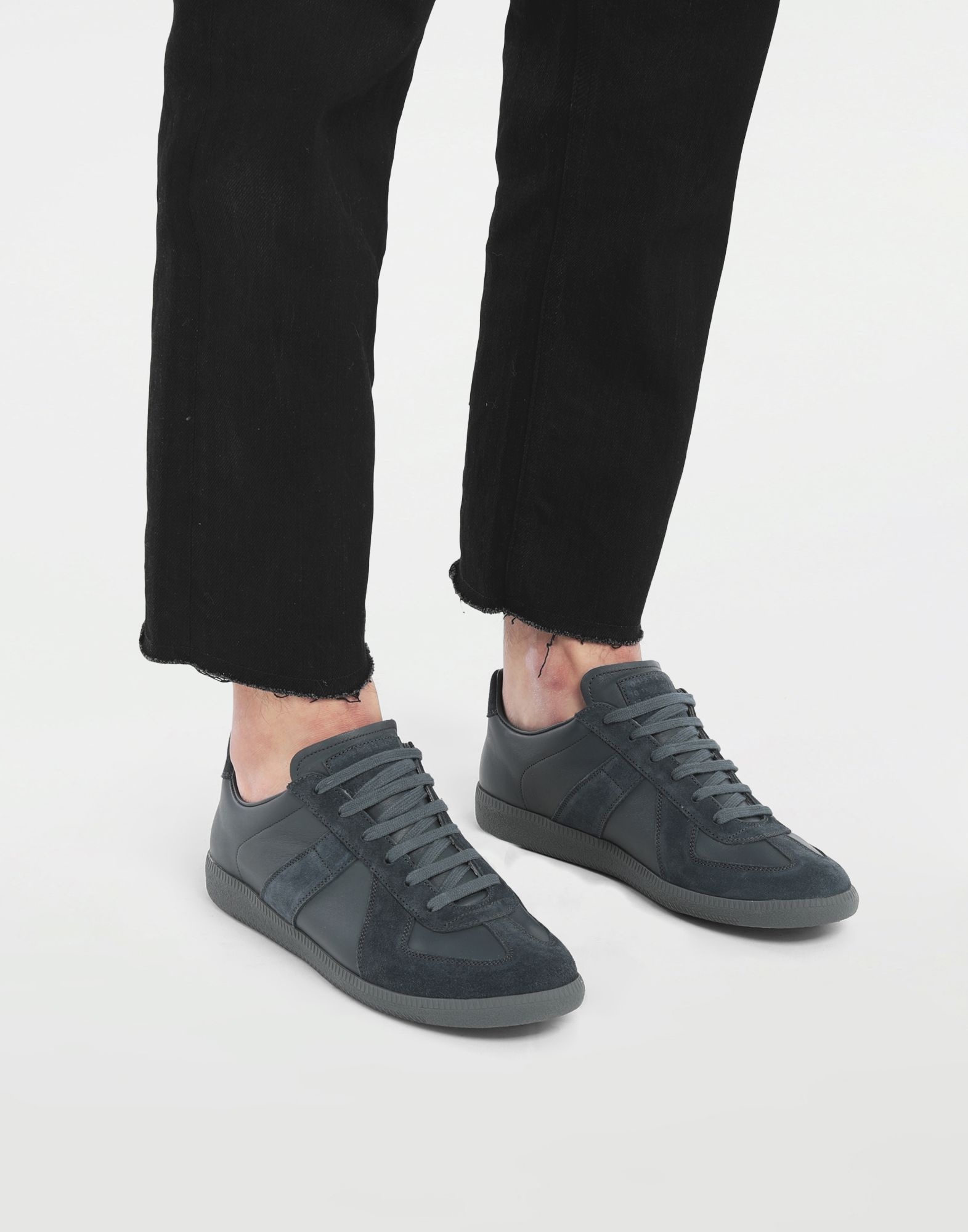 Replica leather sneakers - 2