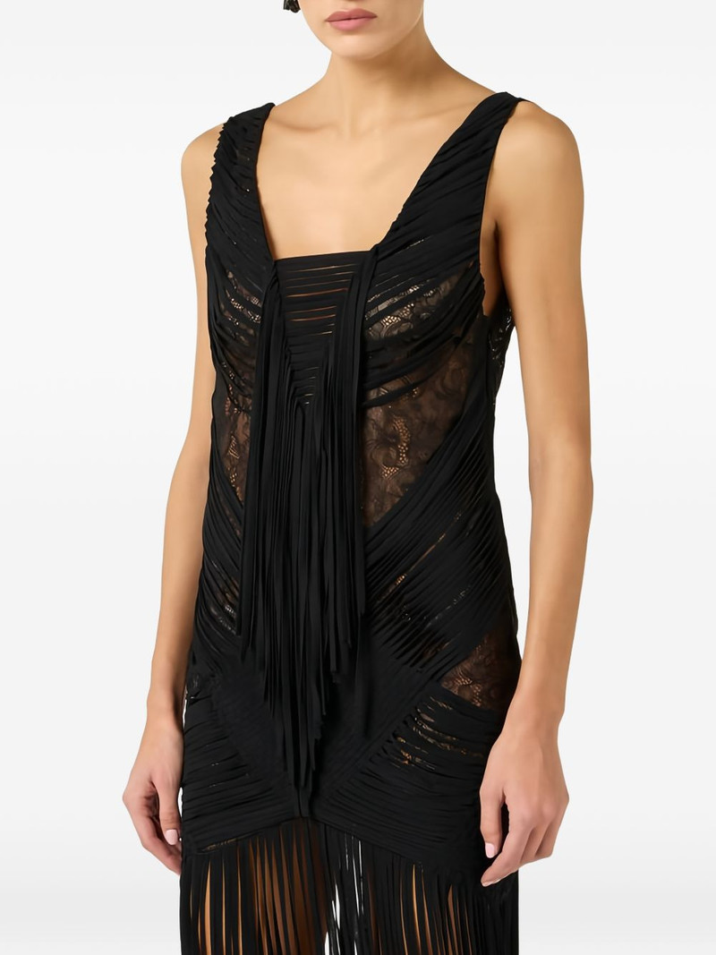 fringed midi dress 4