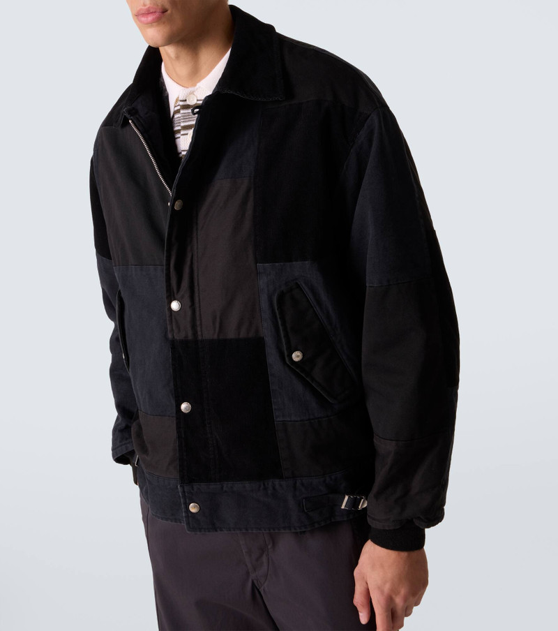 Paneled cotton Oxford jacket 5