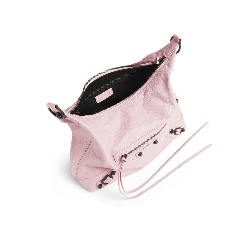 Women's Le City Hobo Bag Small in Petal Pink 5