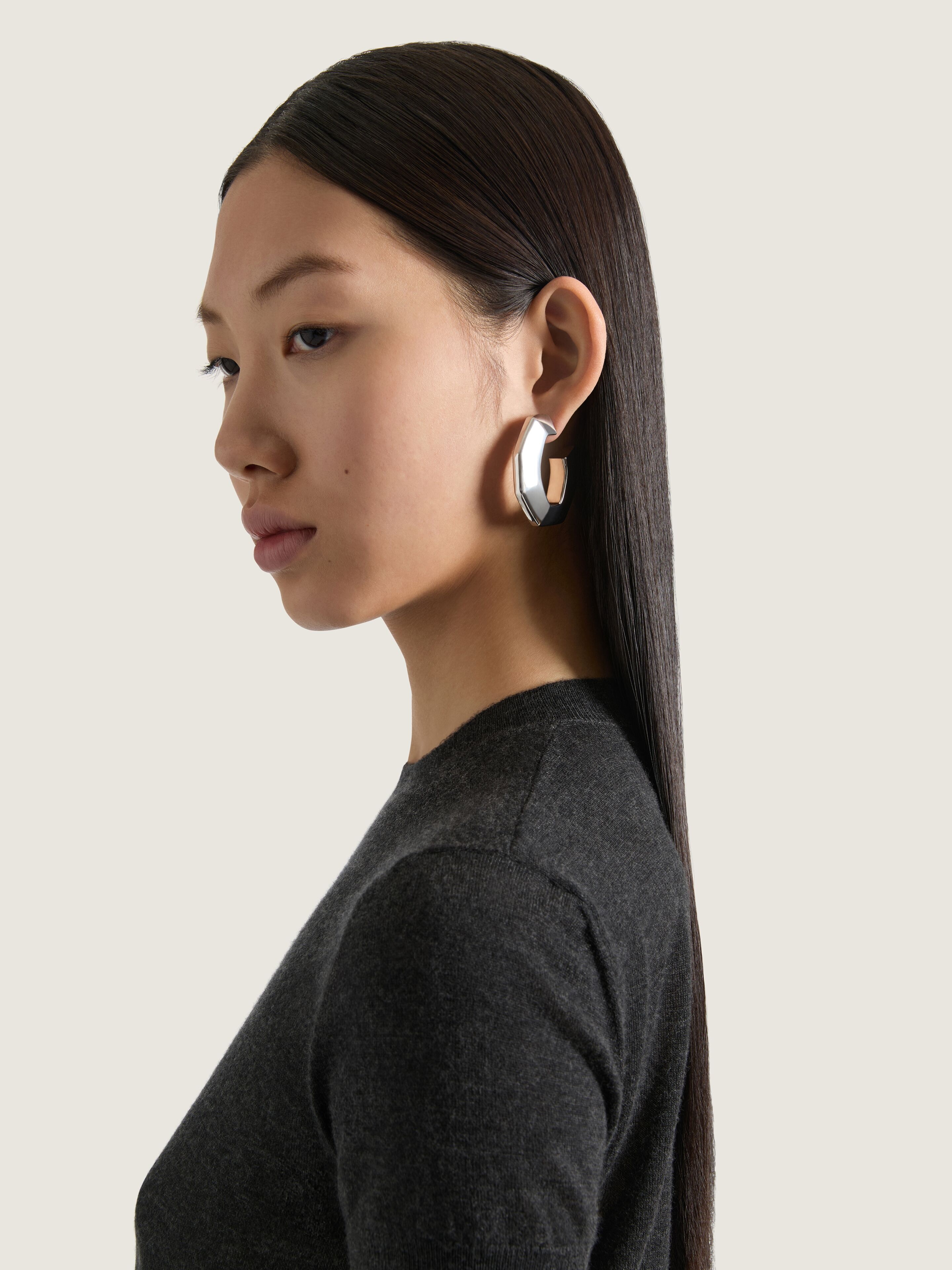 CHAIN EARRINGS IN METAL - 2