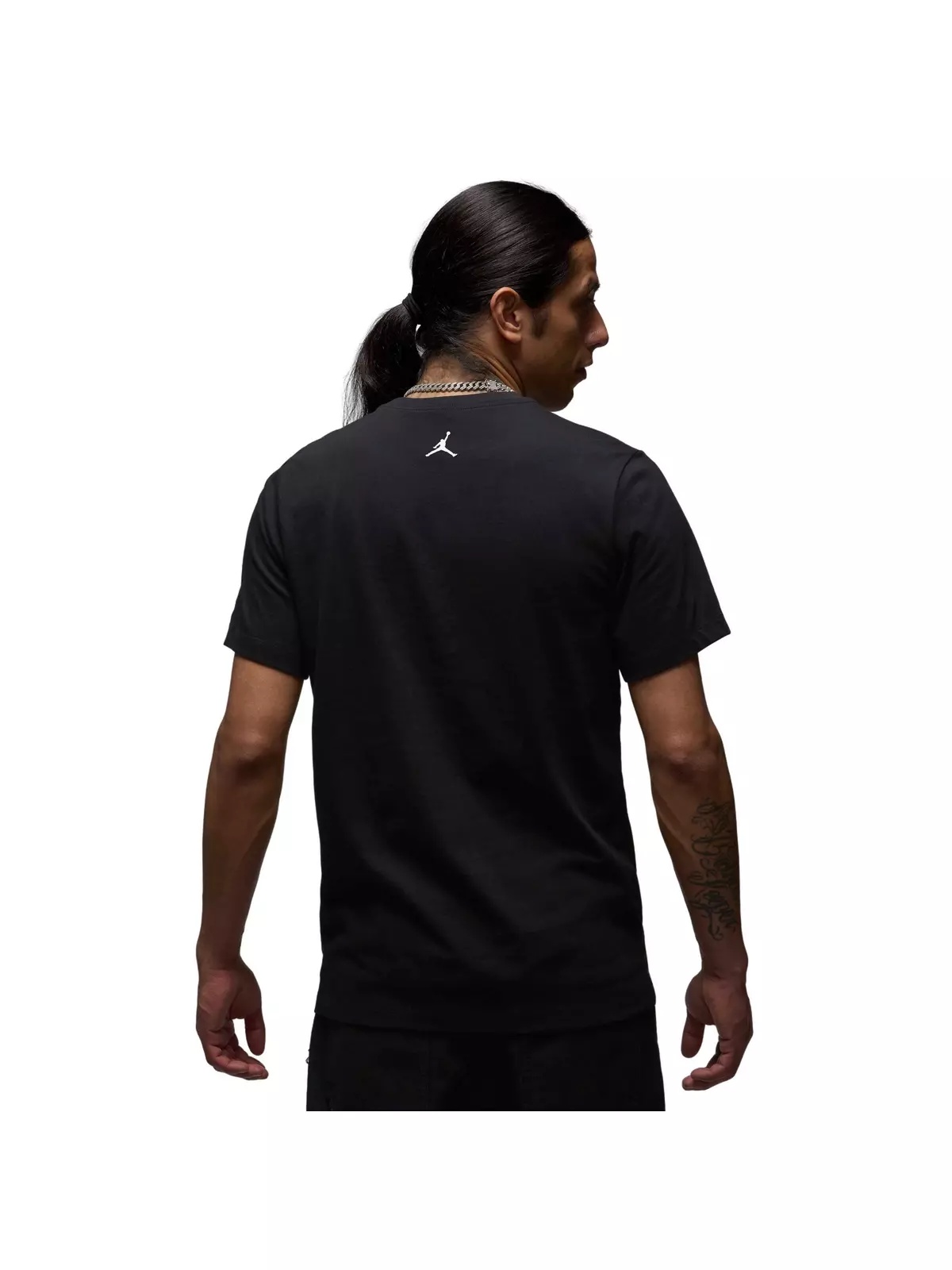 Men's Brand Photo Sort-Sleeve T-Shirt -Black - 2