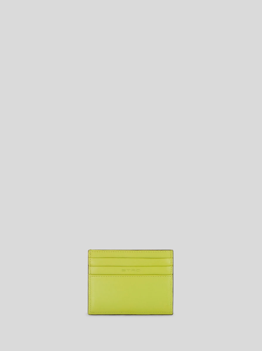 LEATHER CREDIT CARD HOLDER WITH PEGASO - 2