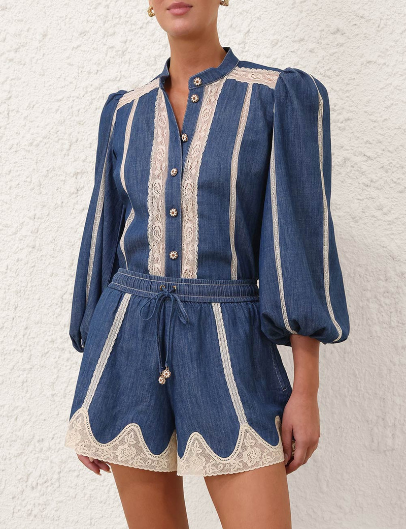 Zimmermann AWAKEN DENIM SHIRT outlook