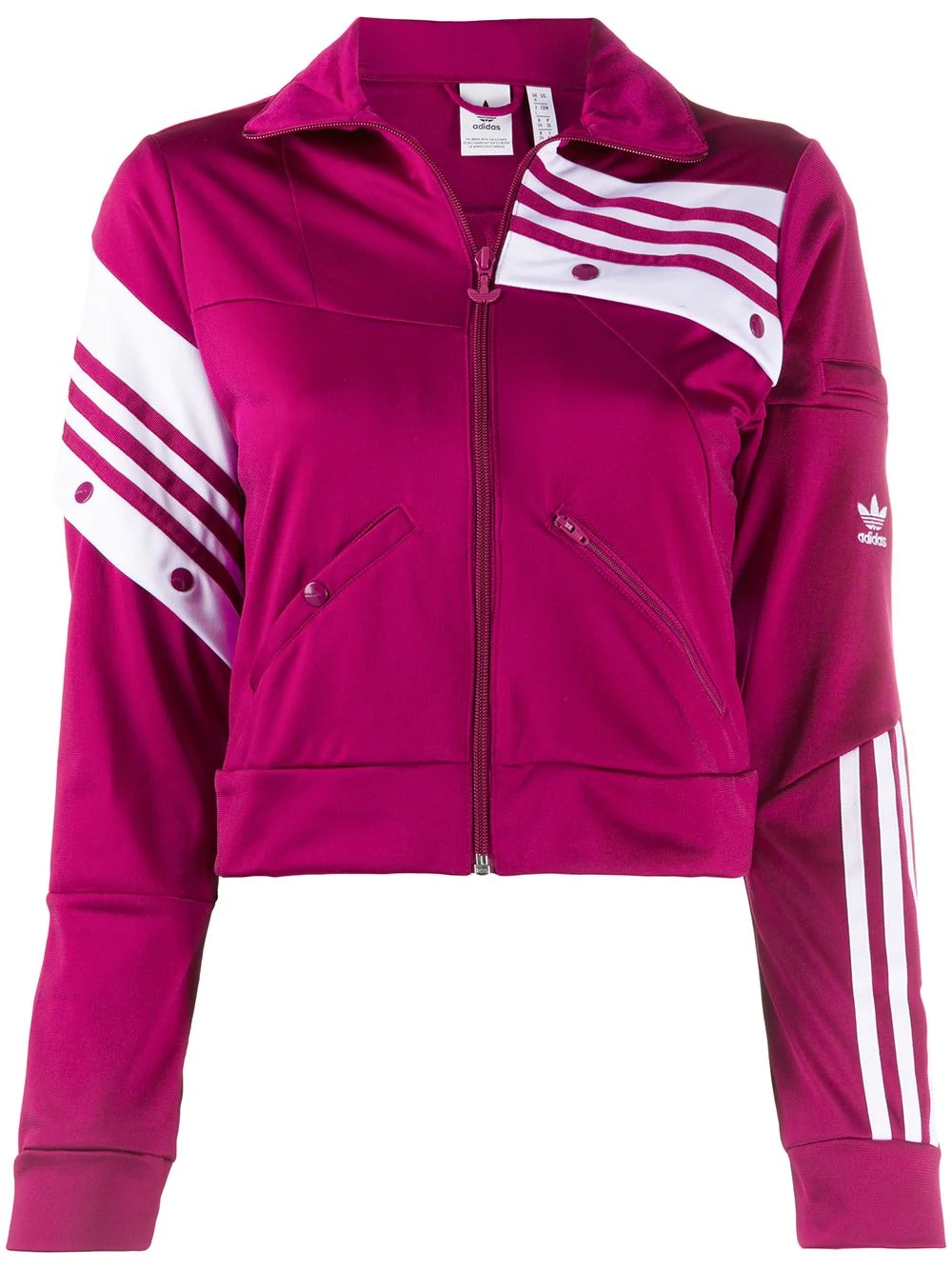 striped details sports jacket  - 1