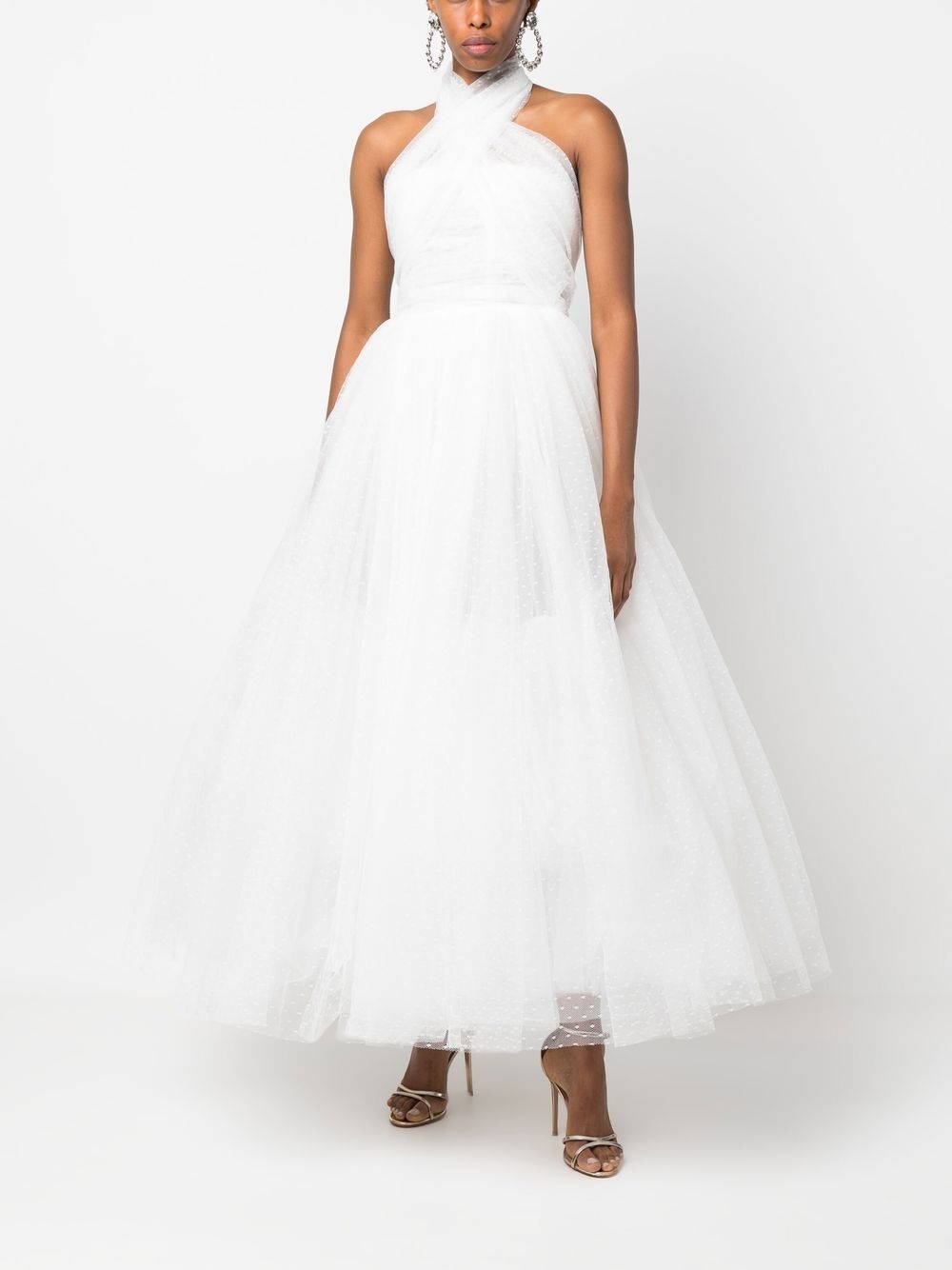 halterneck tulle dress - 2