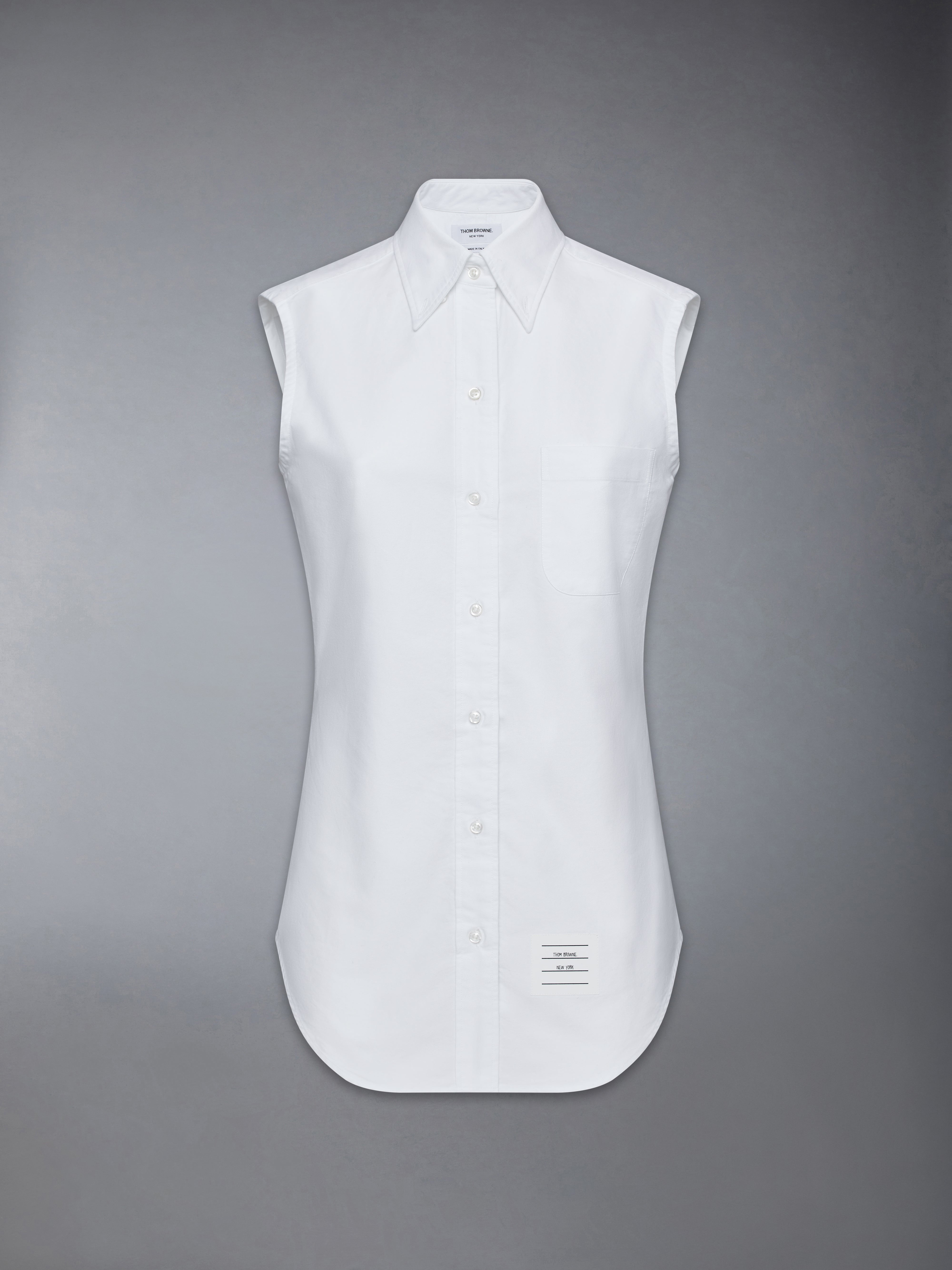 OXFORD CLASSIC SLEEVELESS SHIRT - 8
