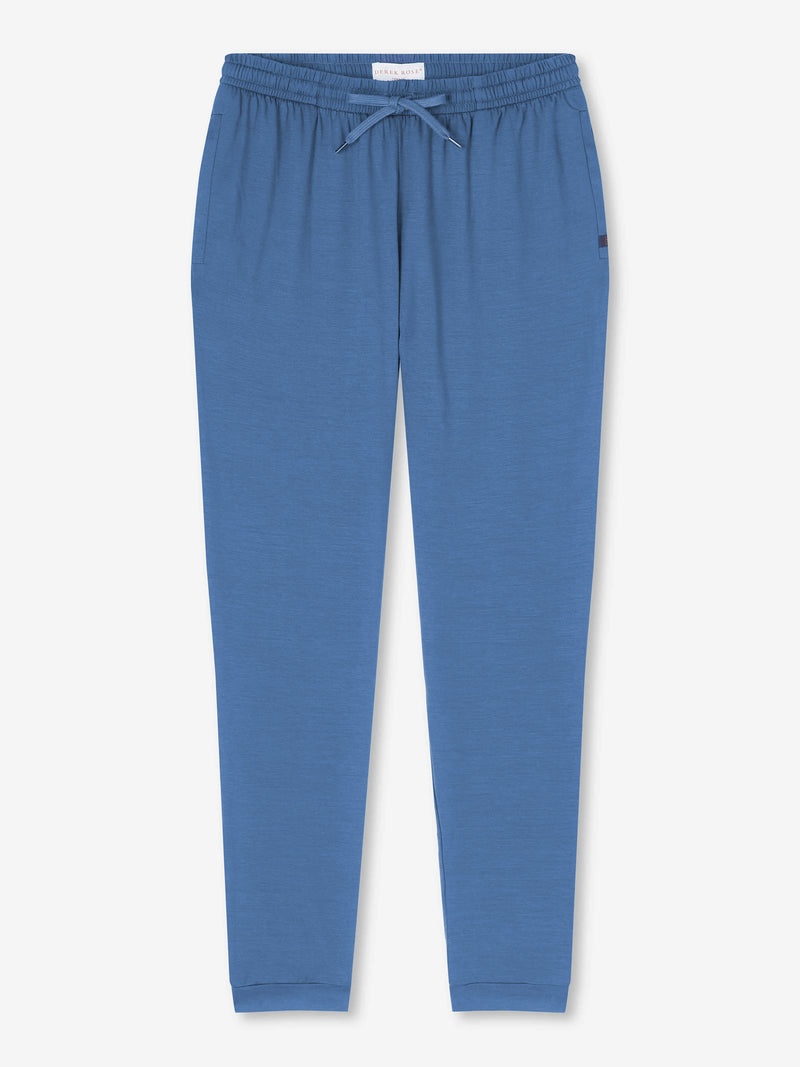 Men's Track Pants Basel Micro Modal Stretch Storm Blue - 1