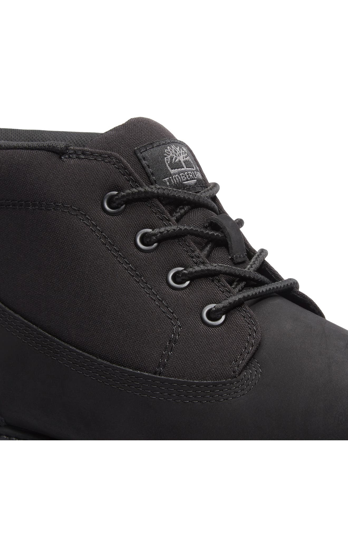 Timberland Premium Waterproof Lace-Up Chukka Boot in Black Nubuck at Nordstrom - 7