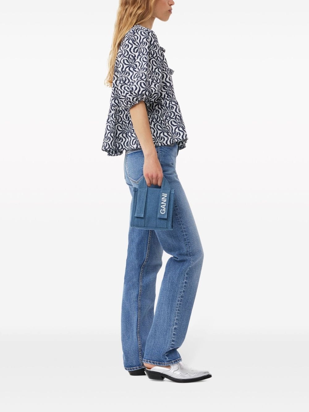 Tech denim mini bag - 3